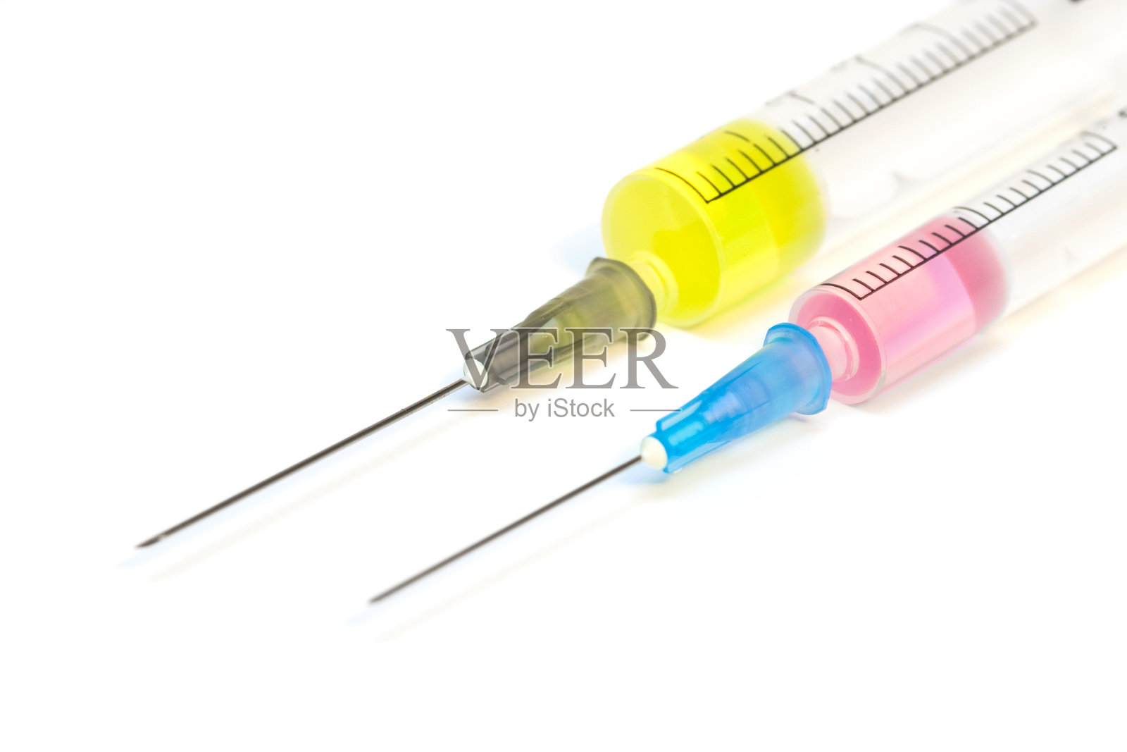 两个注射器照片摄影图片