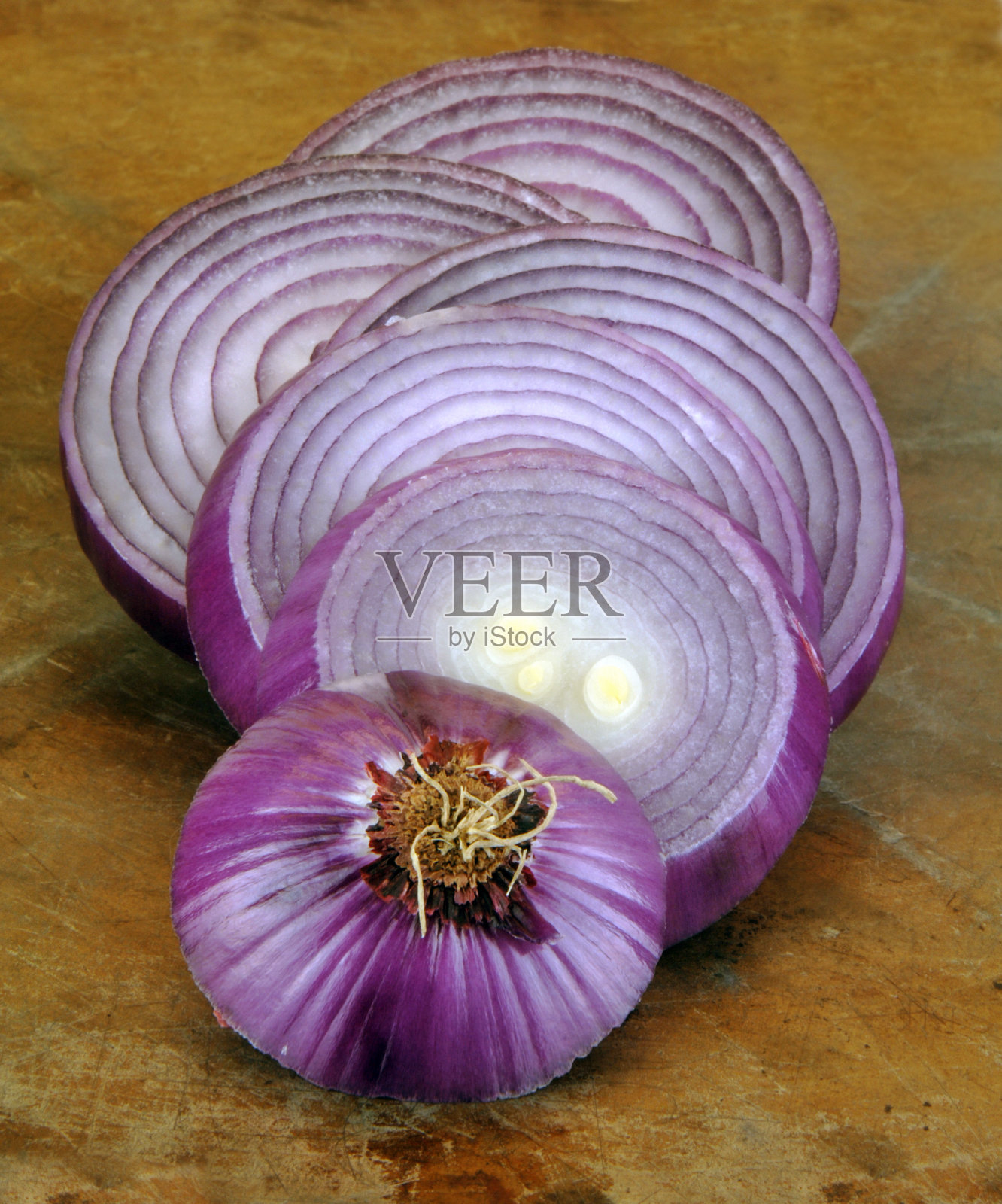 红洋葱片照片摄影图片