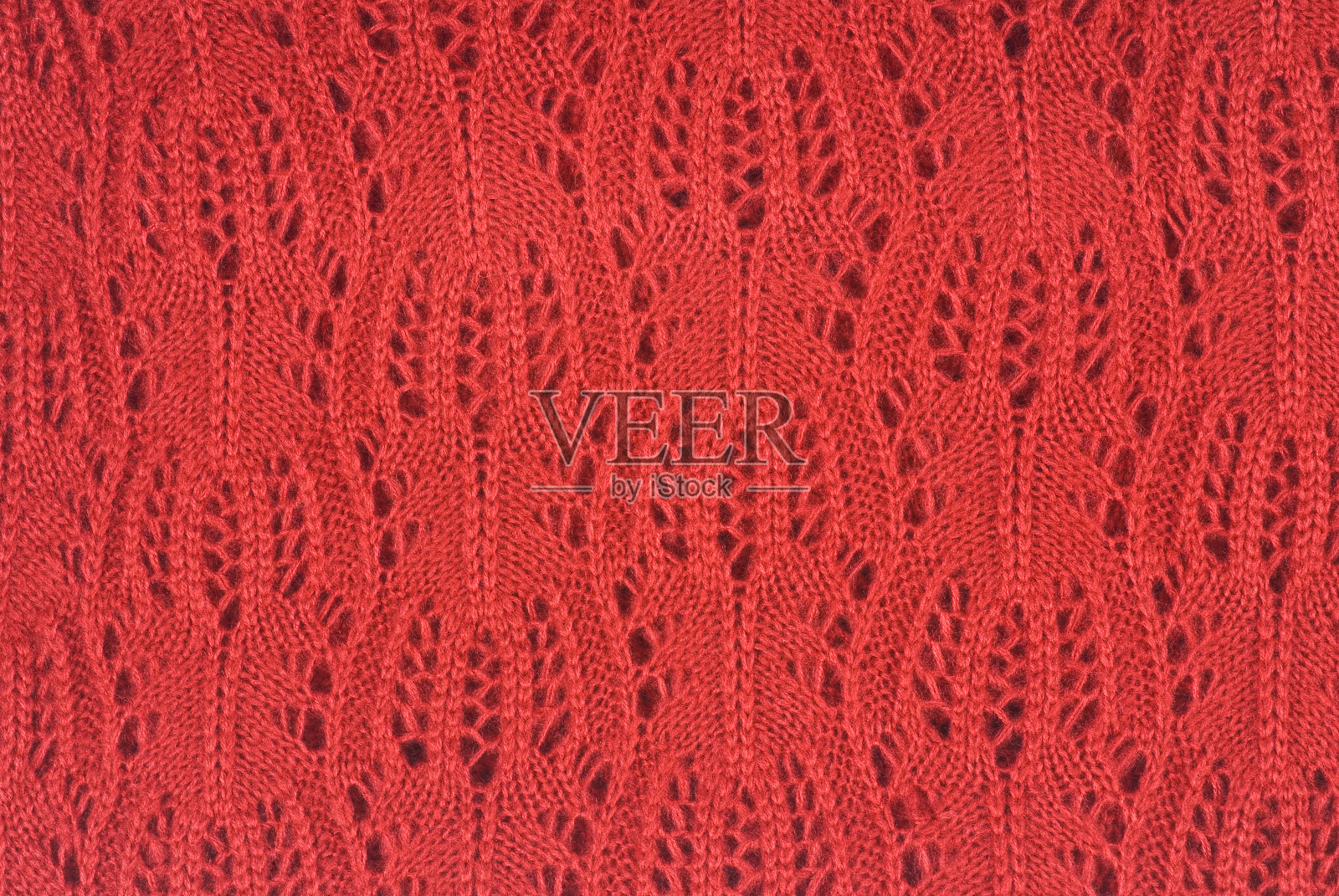 图案上的红色针织围巾照片摄影图片