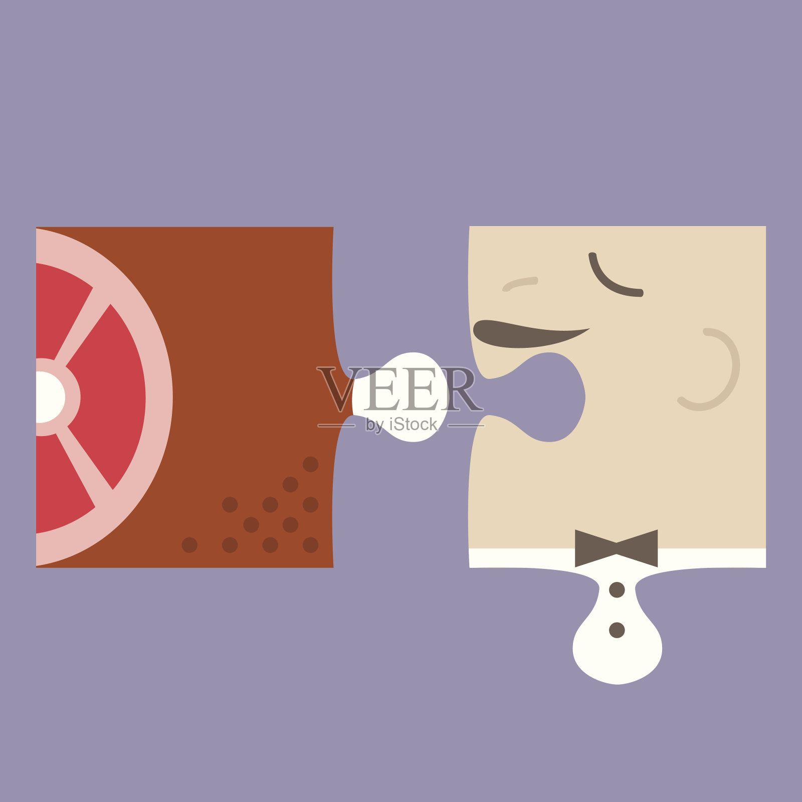 谜题插画图片素材