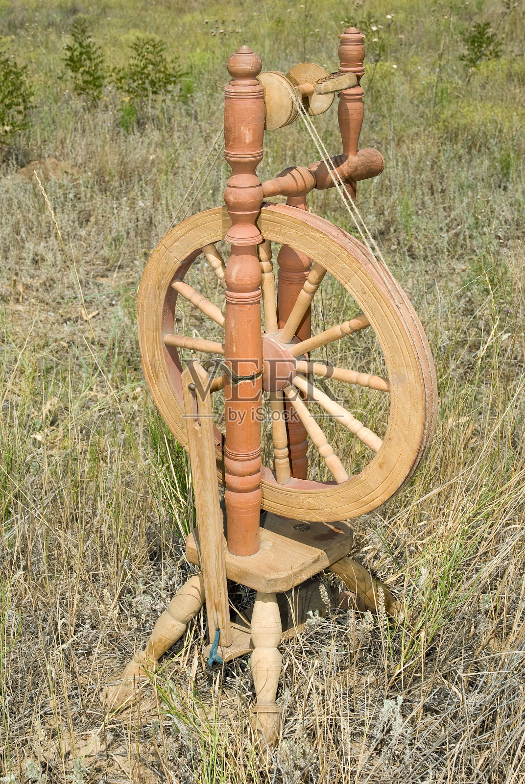 纺丝机床照片摄影图片