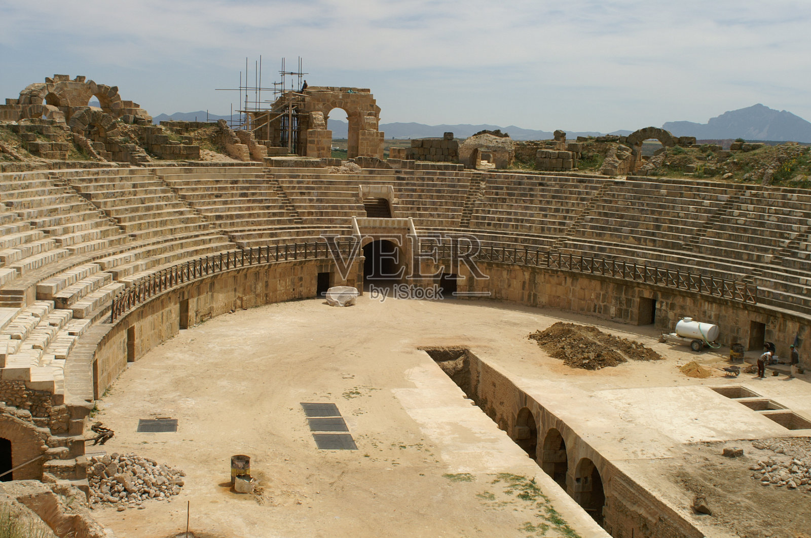 乌德纳圆形剧场照片摄影图片
