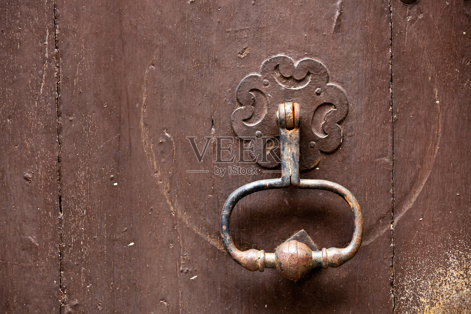 旧金属门环照片摄影图片