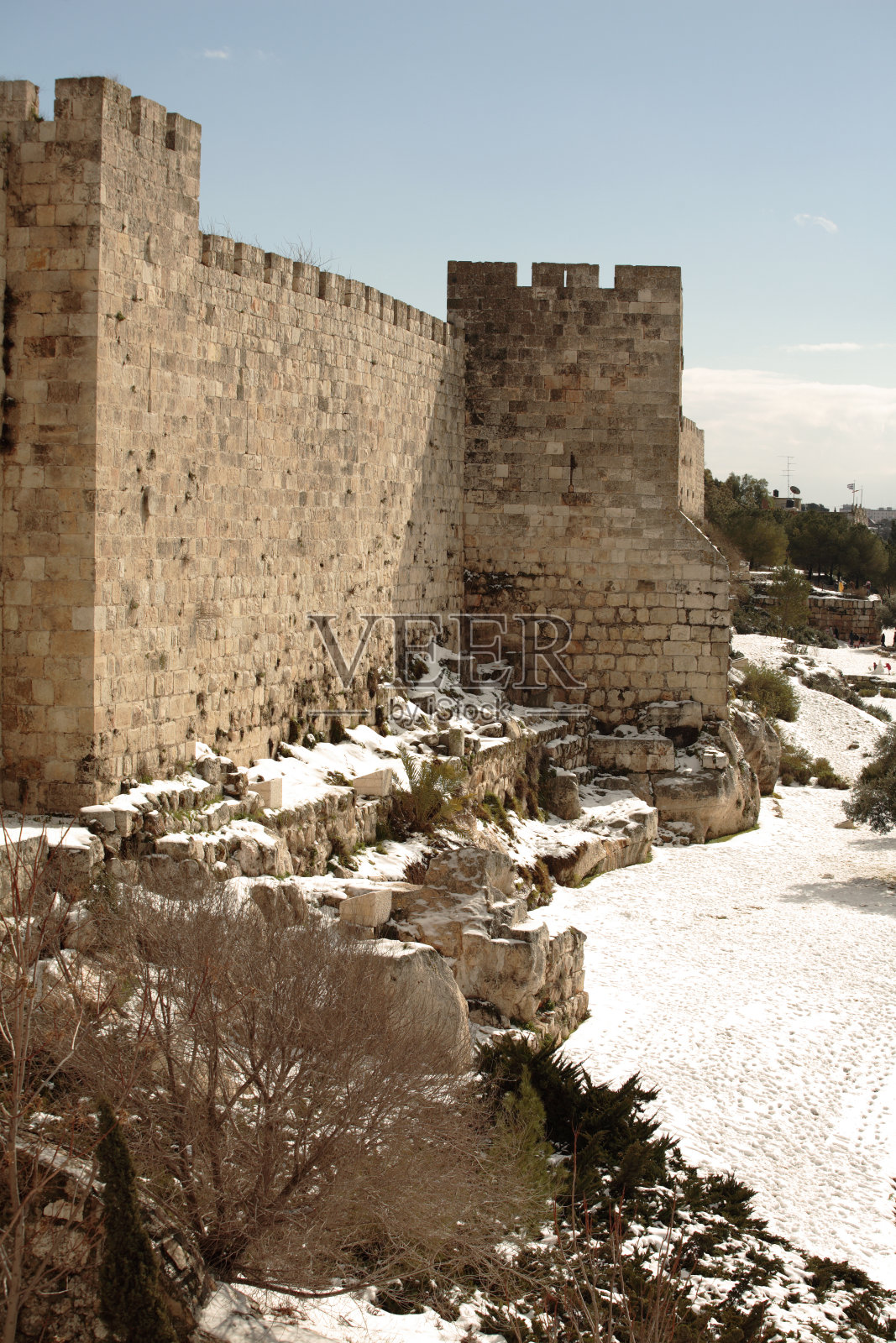 老耶路撒冷城墙照片摄影图片