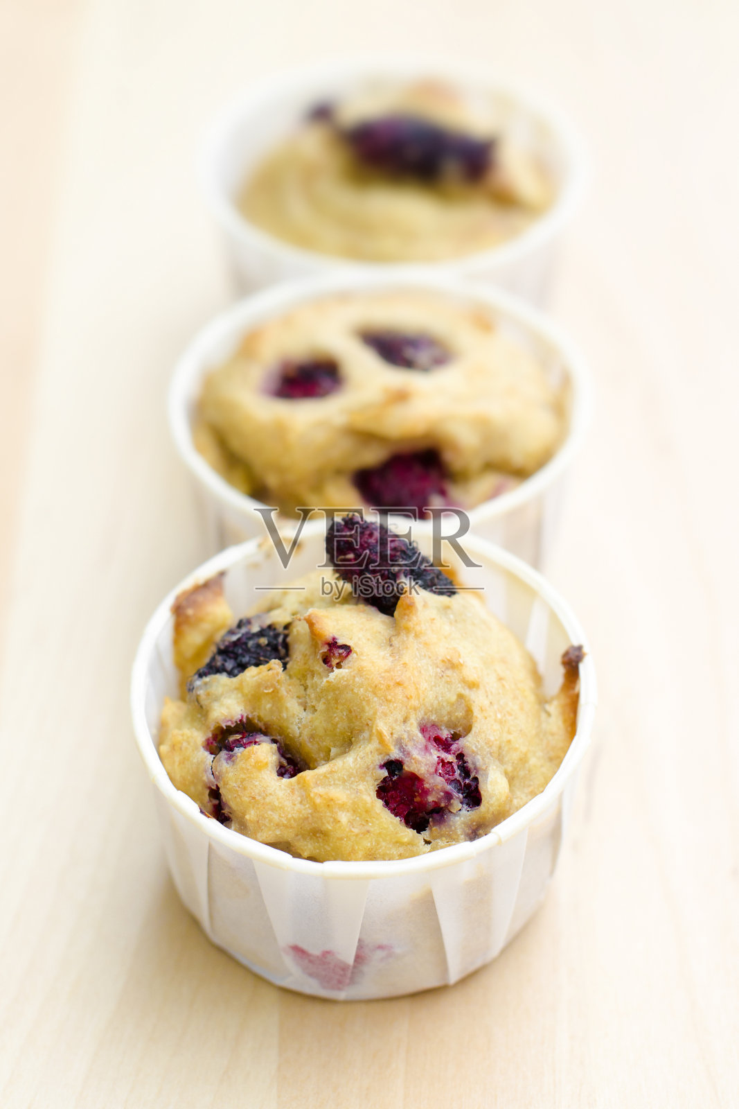 桑树松饼照片摄影图片