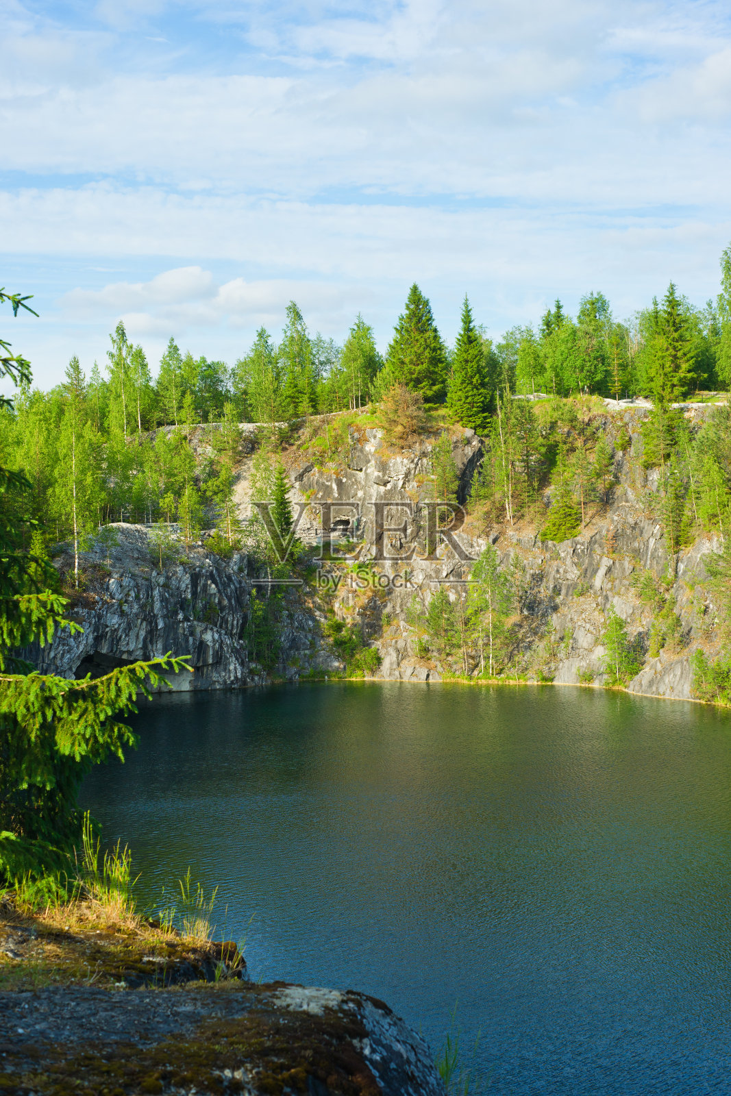 大理石峡谷照片摄影图片
