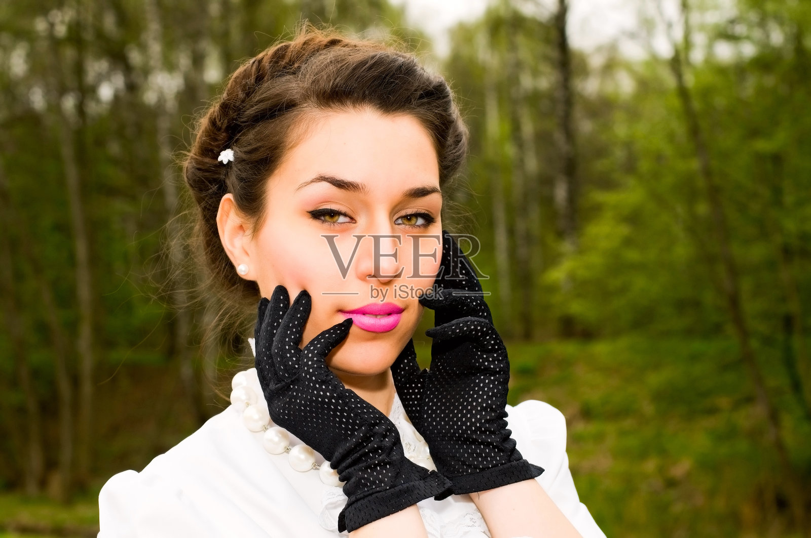 女孩照片摄影图片