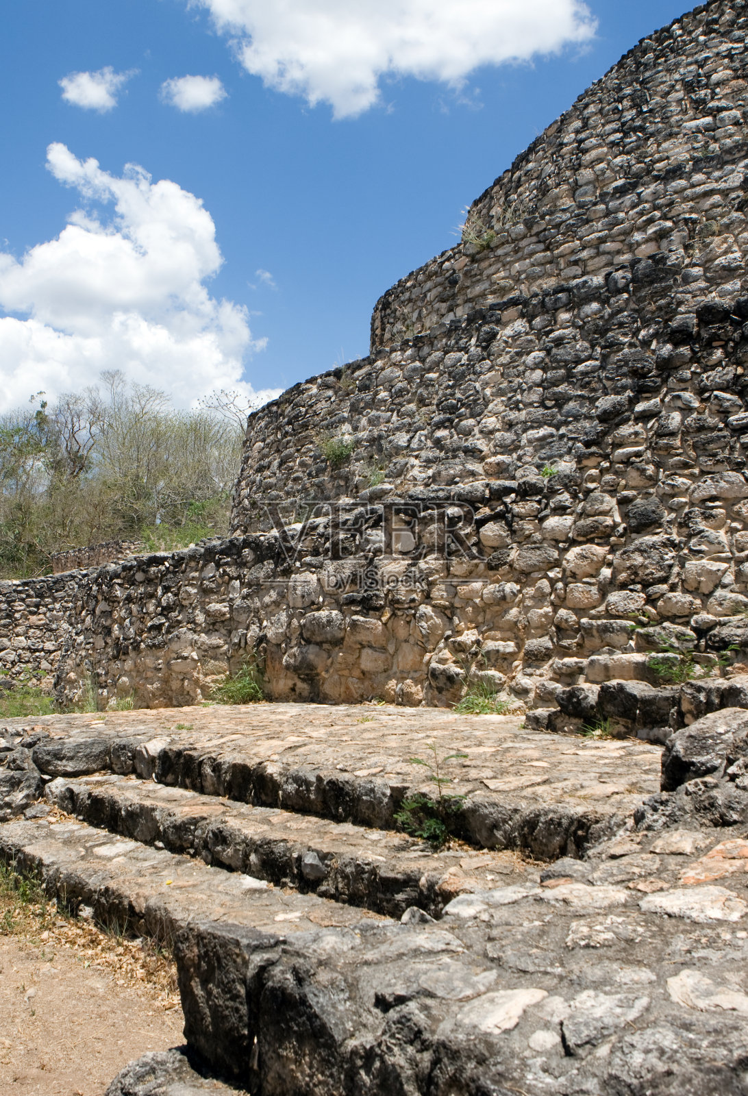 古玛雅城市埃克巴兰照片摄影图片