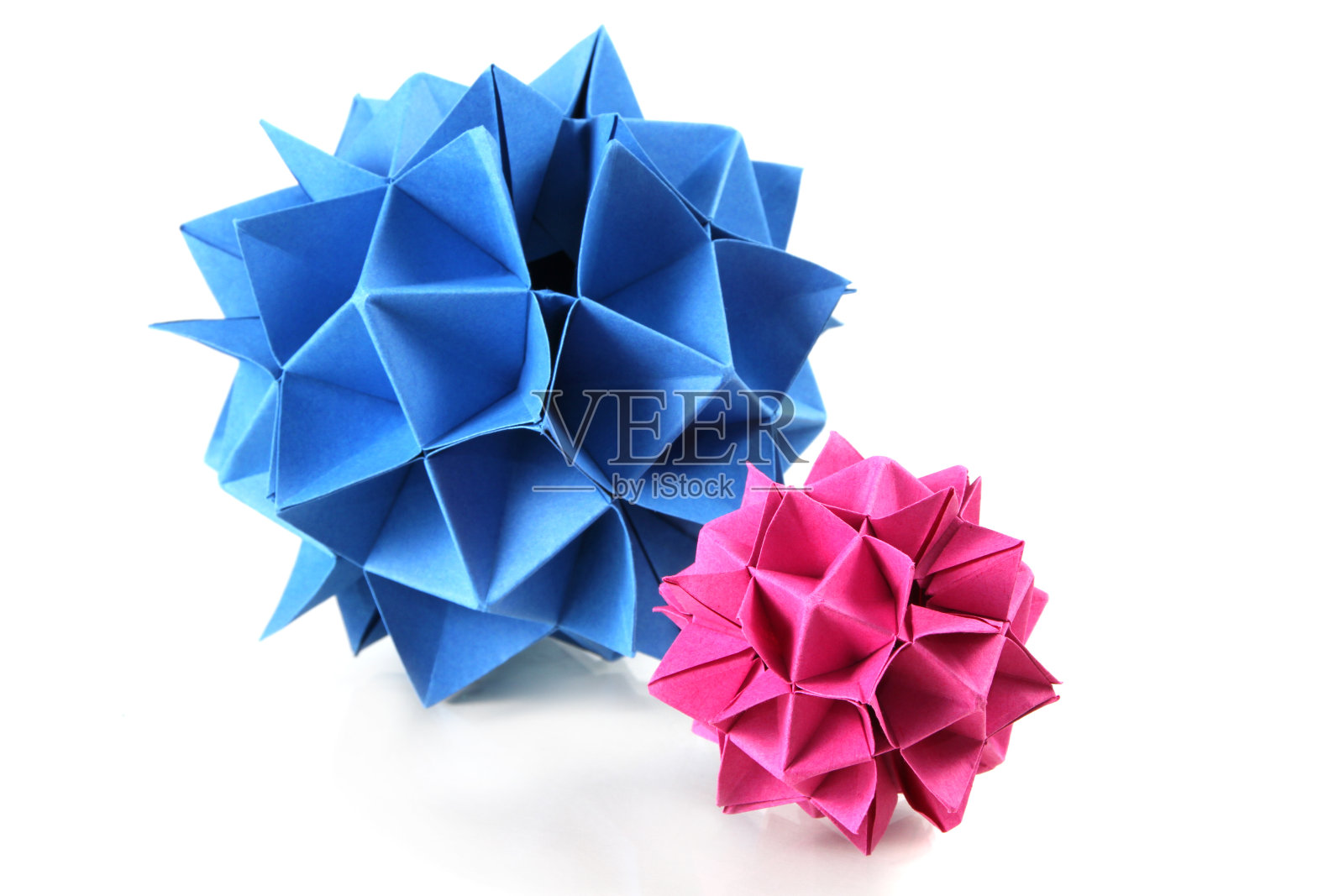 折纸球照片摄影图片