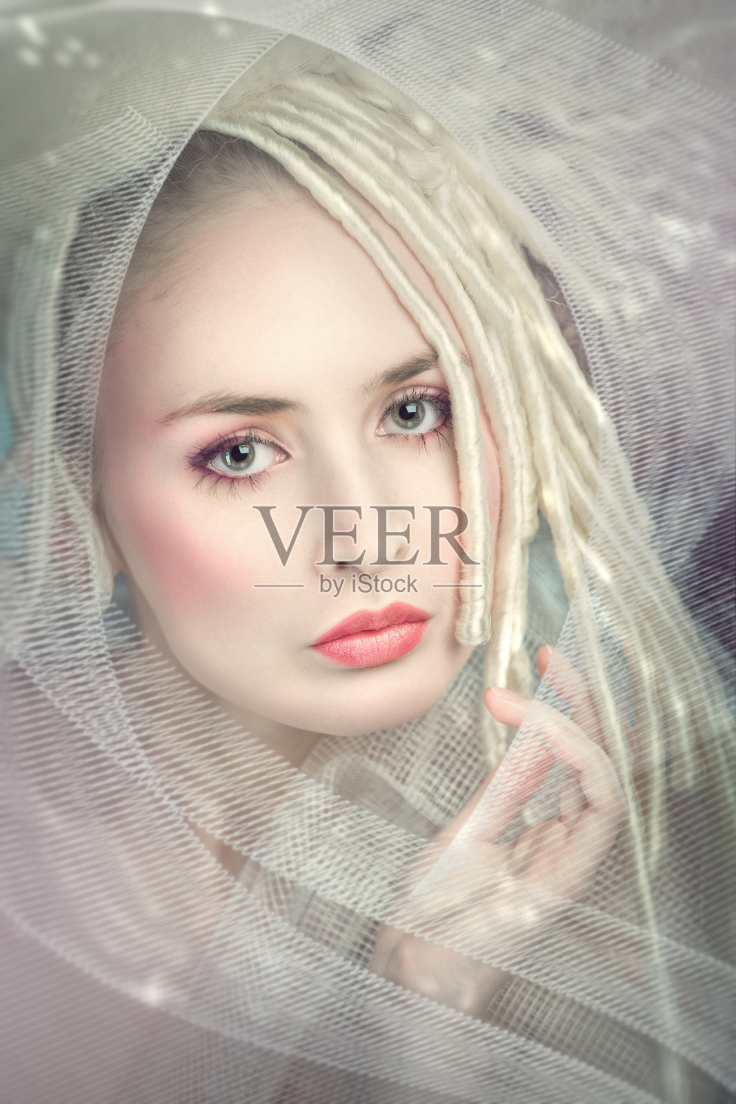 浪漫的仙女特写。照片摄影图片