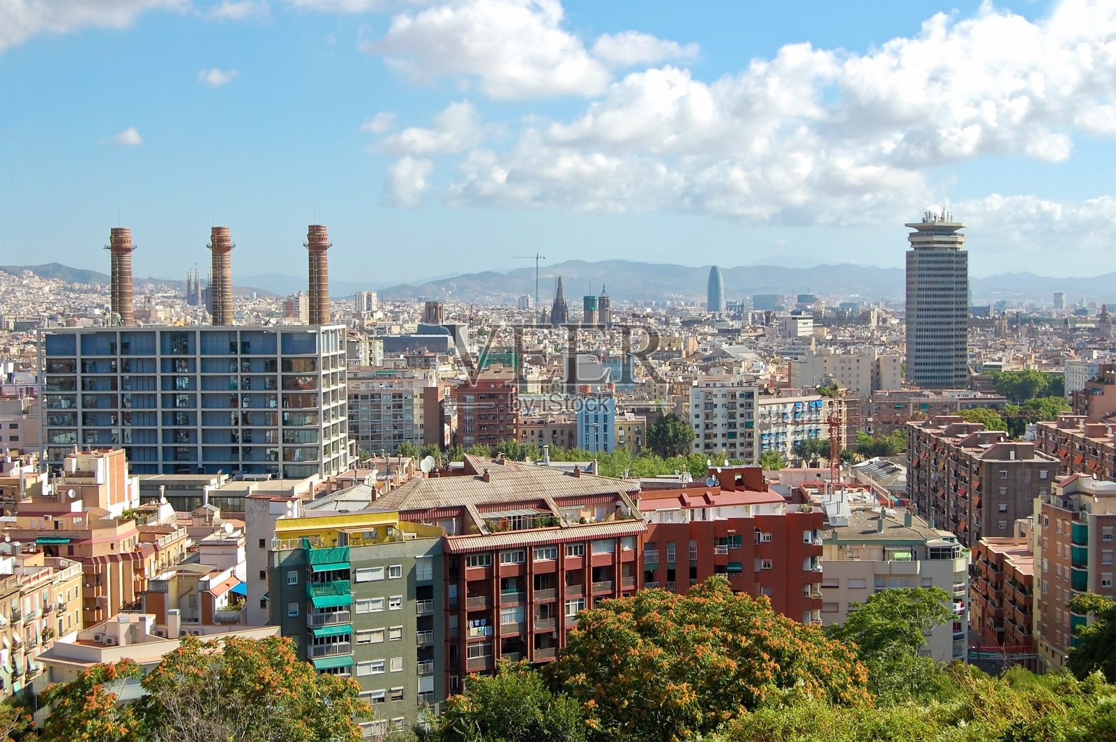 巴塞罗那景观照片摄影图片