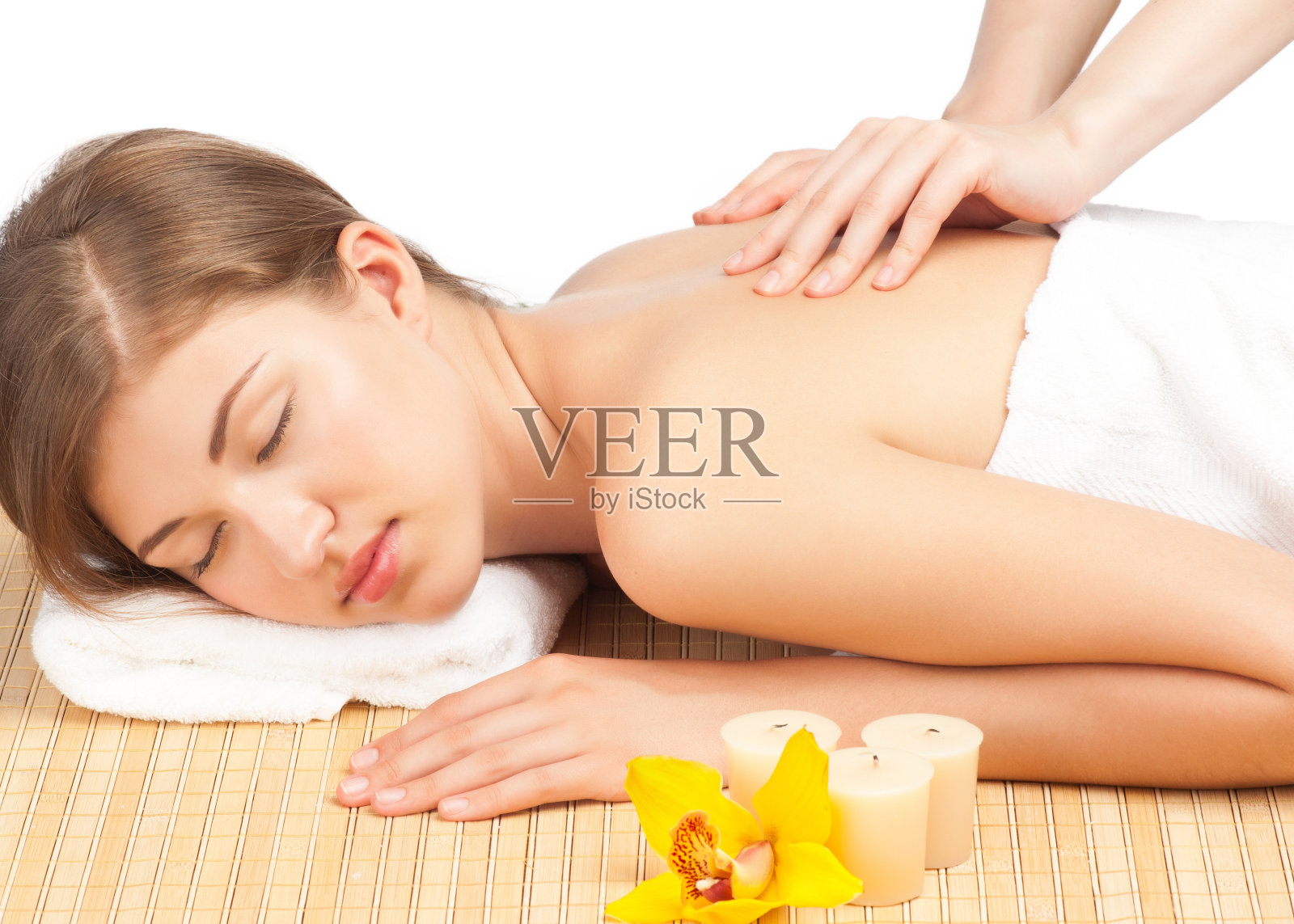 水疗中心放松照片摄影图片