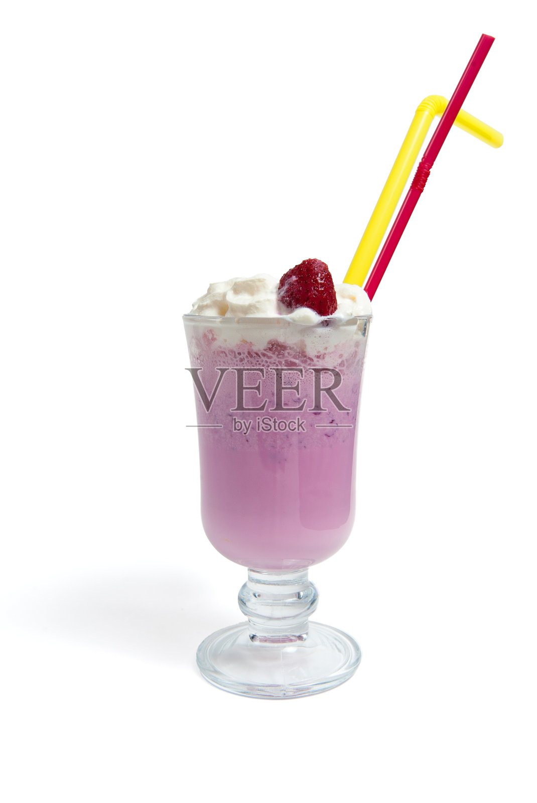 草莓鸡尾酒照片摄影图片