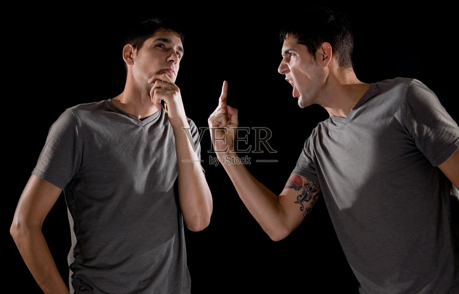 人格分裂照片摄影图片