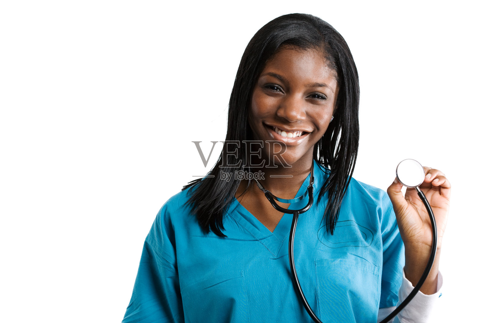 非洲裔美国护士照片摄影图片