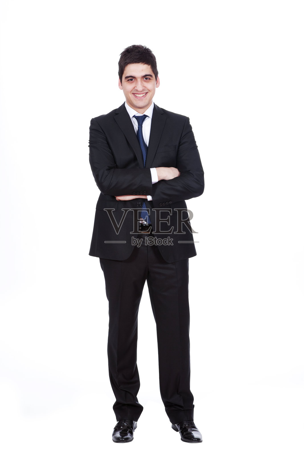 年轻商人的笑脸照片摄影图片