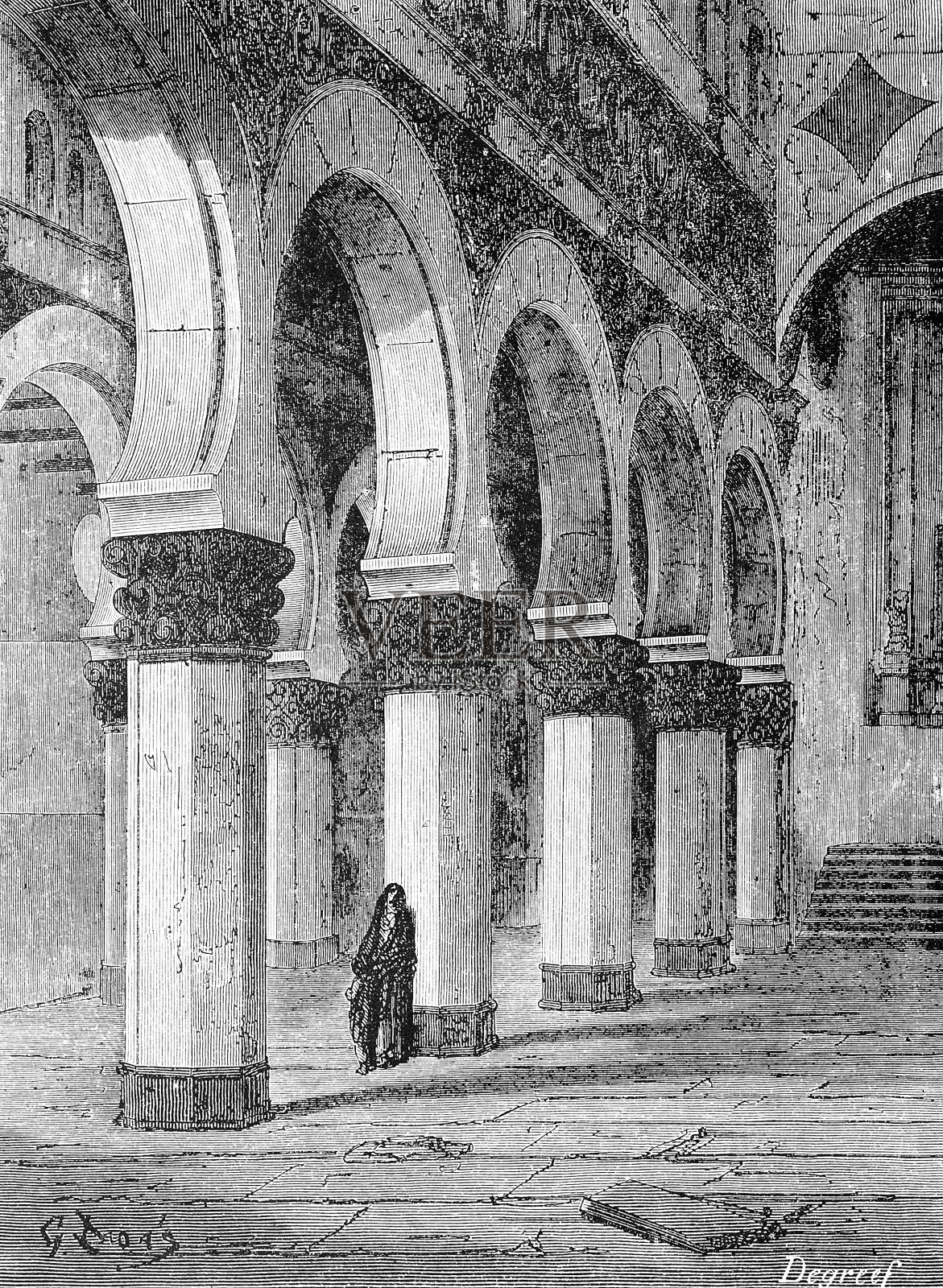 托莱多的交通运输插画图片素材