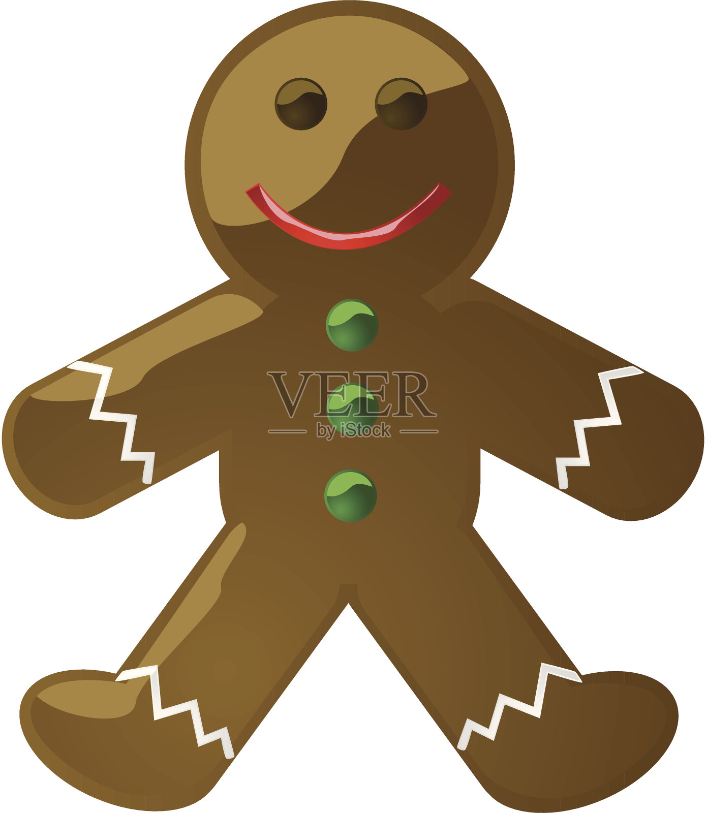 姜饼曲奇插画图片素材