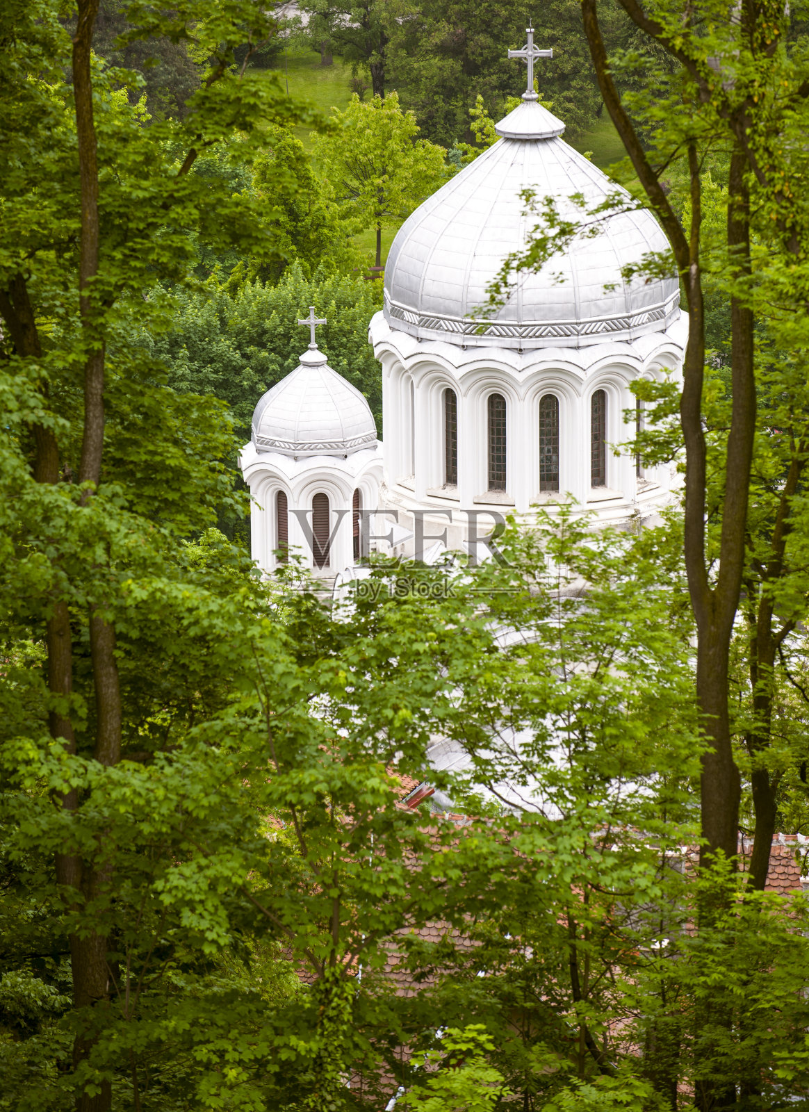 白色的教堂照片摄影图片