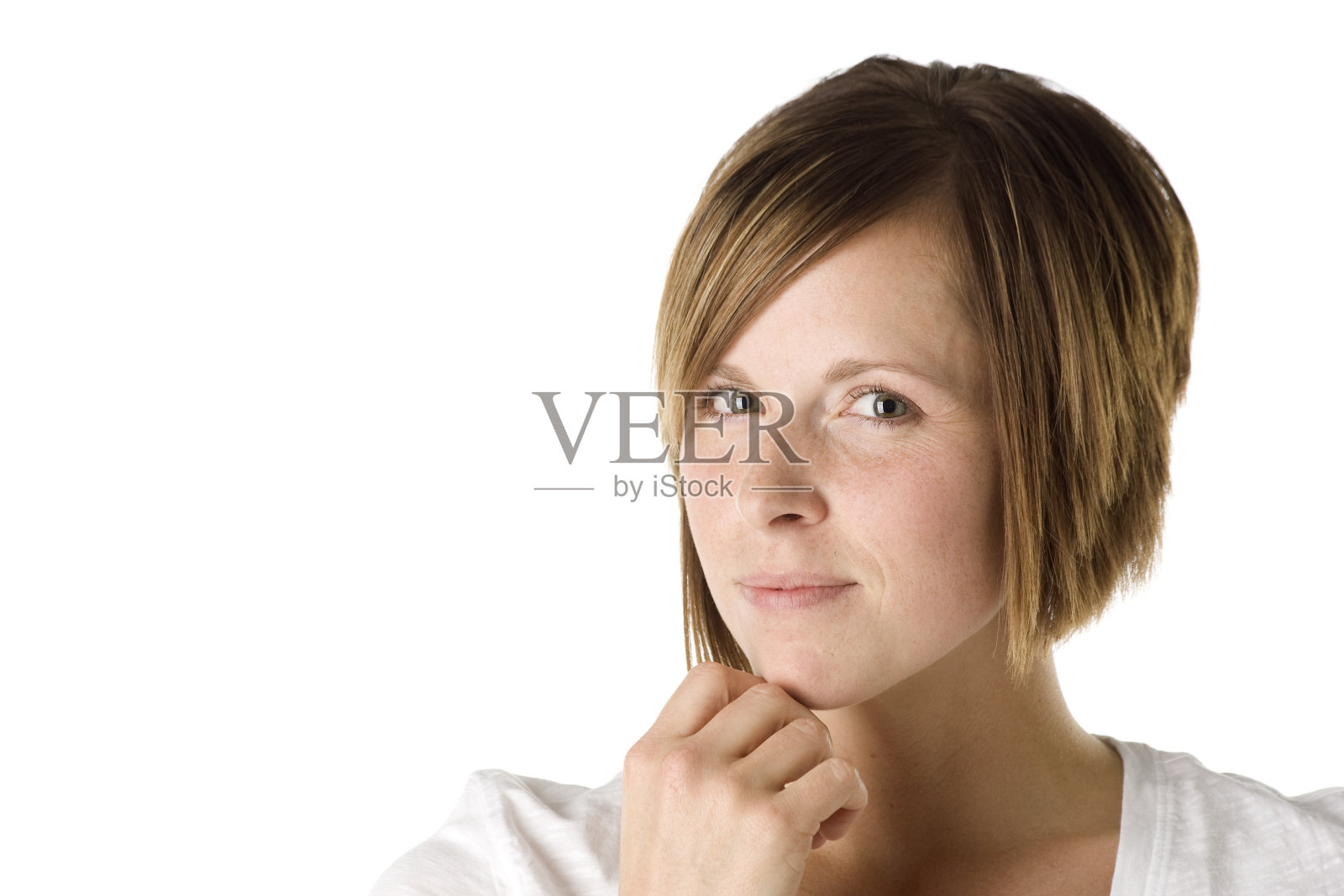 有思想的女人照片摄影图片