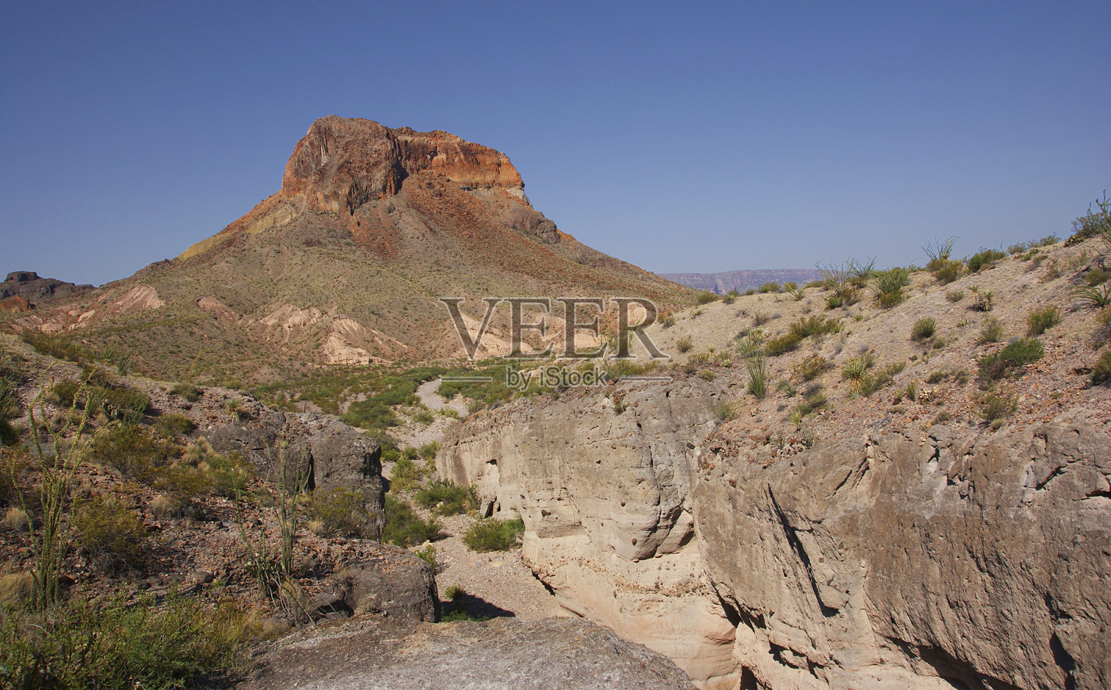 在大本德国家公园的峡谷之上照片摄影图片