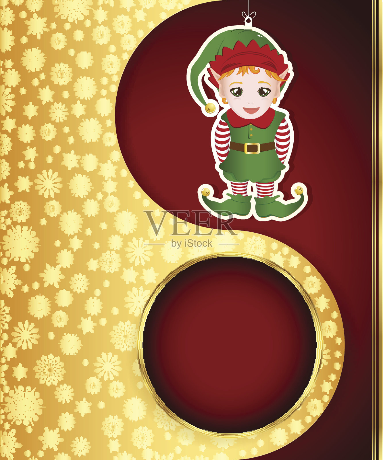 圣诞节的背景。向量eps 10插画图片素材