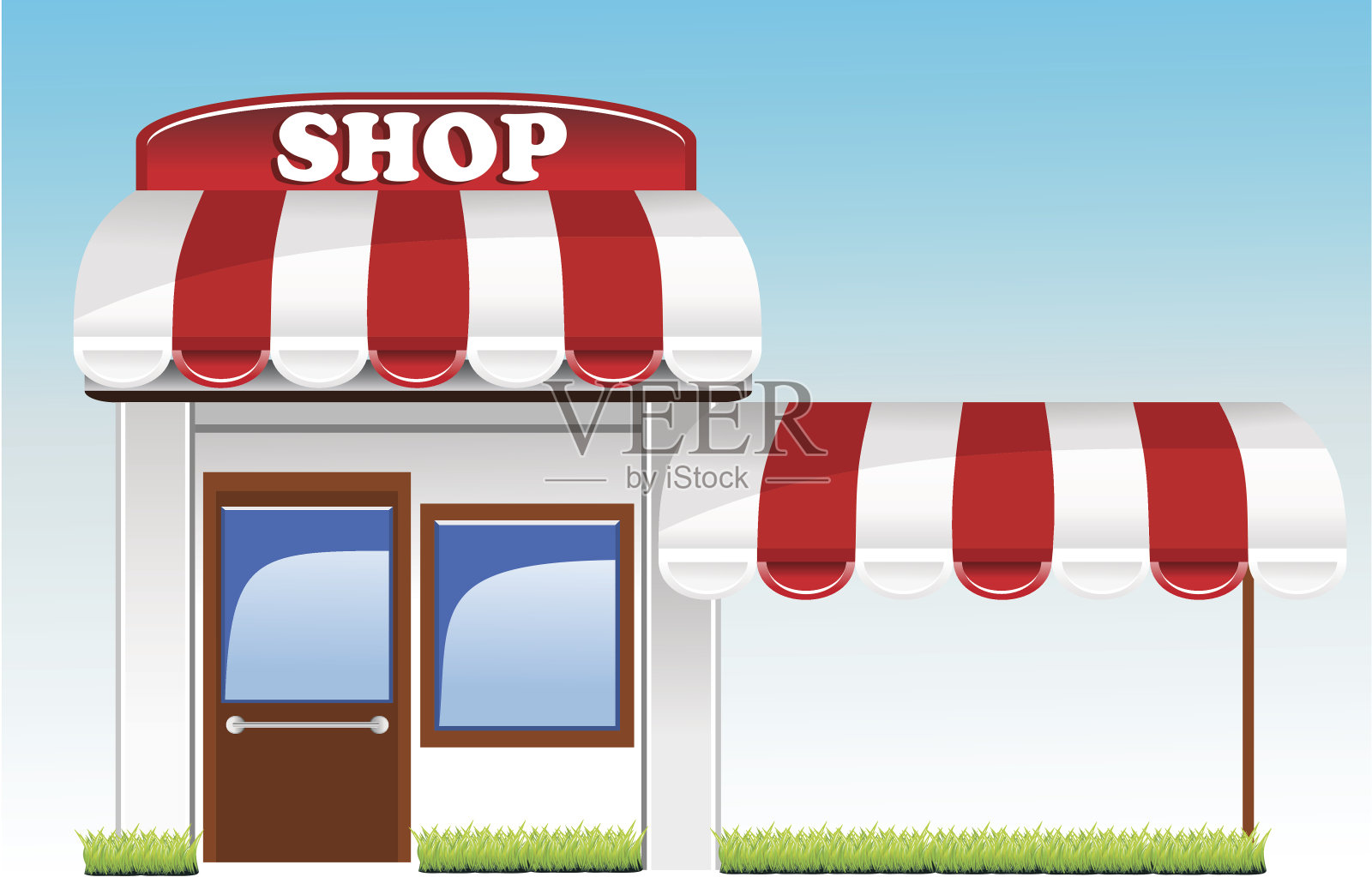 商店插画图片素材