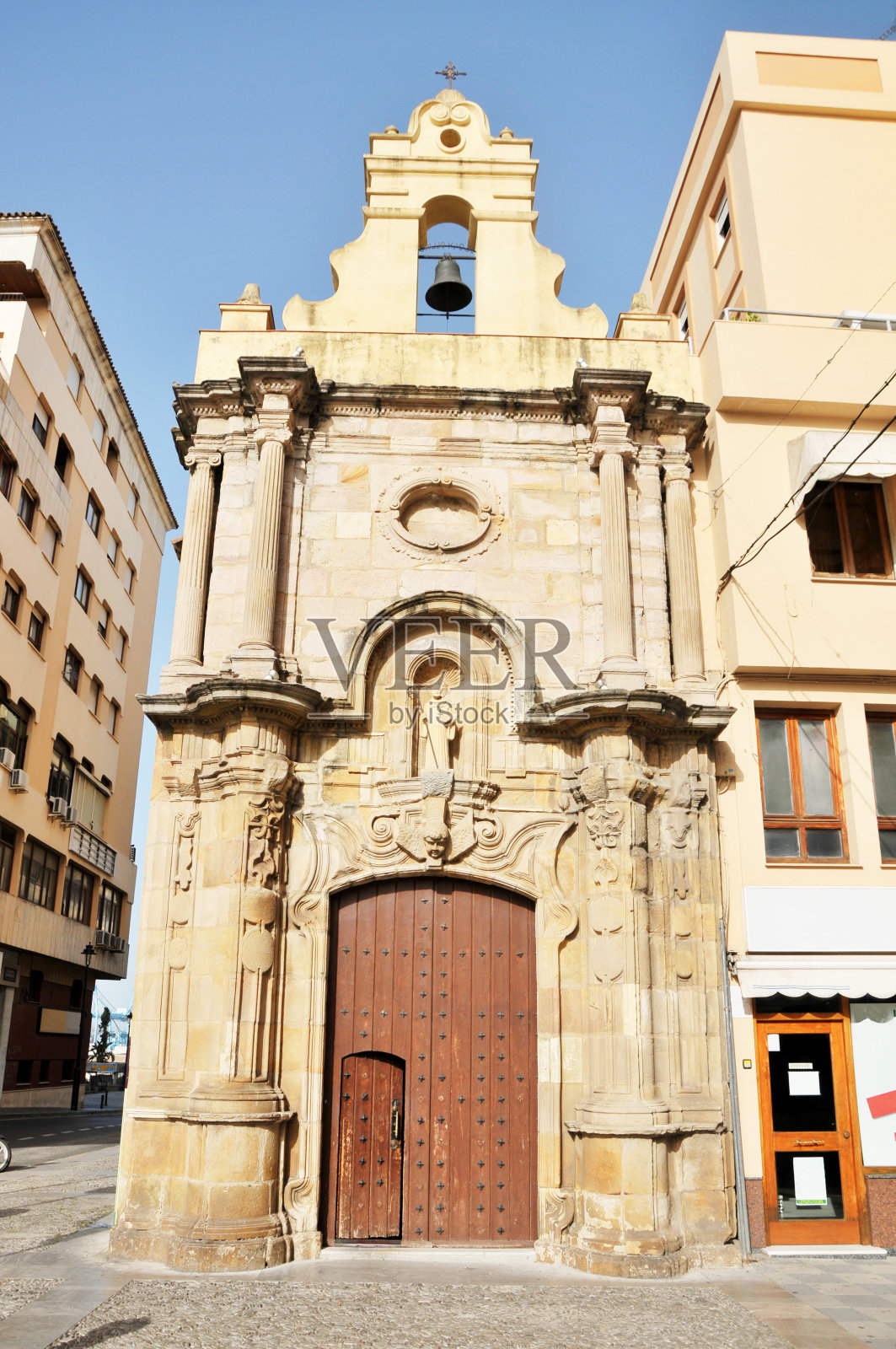 教堂-我们的欧洲夫人，阿尔赫西拉斯，西班牙照片摄影图片