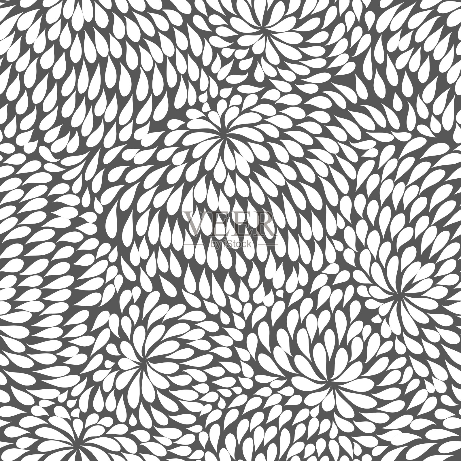 矢量插图。(无缝模式)插画图片素材