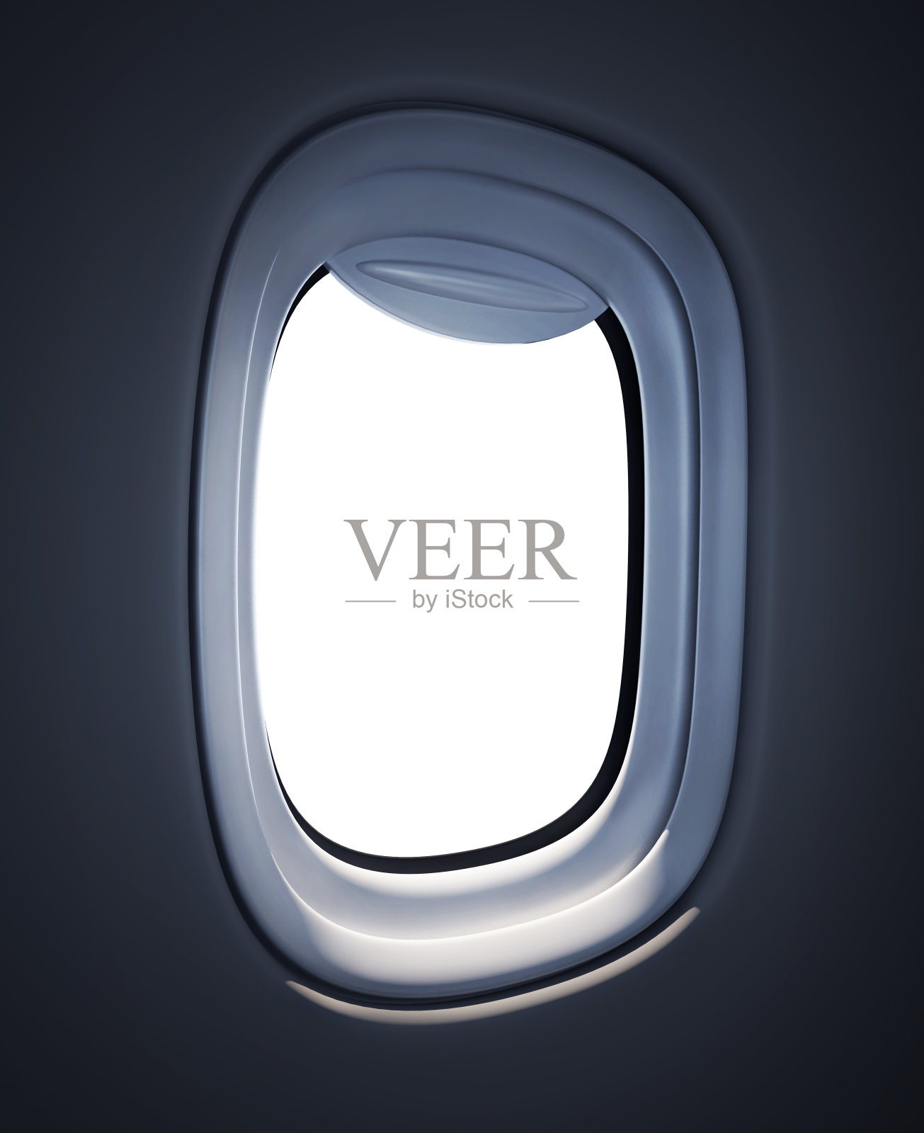 飞机窗口与白色背景照片摄影图片