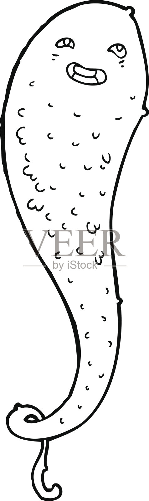 卡通令人毛骨悚然的鬼设计元素图片