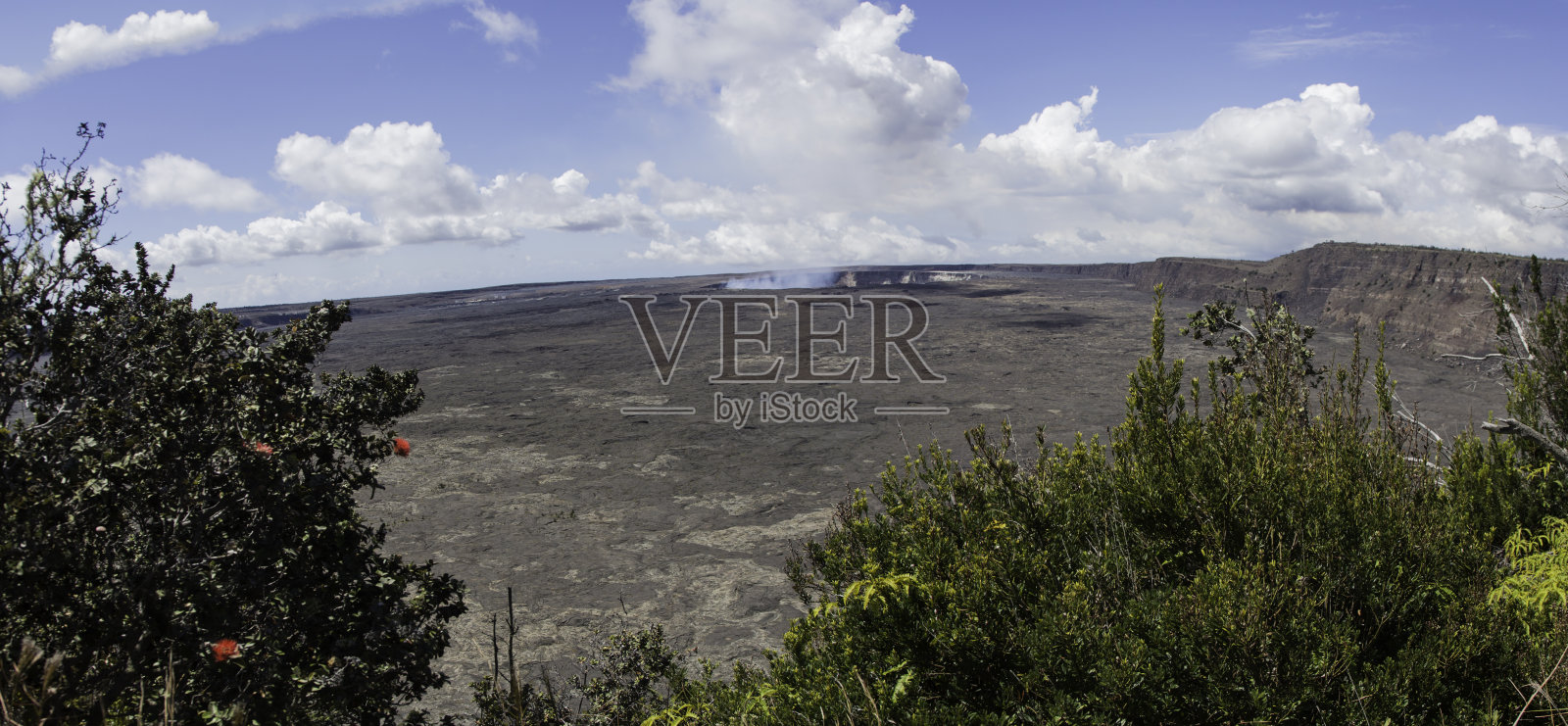 卡尔德隆基拉韦厄火山全景照片摄影图片