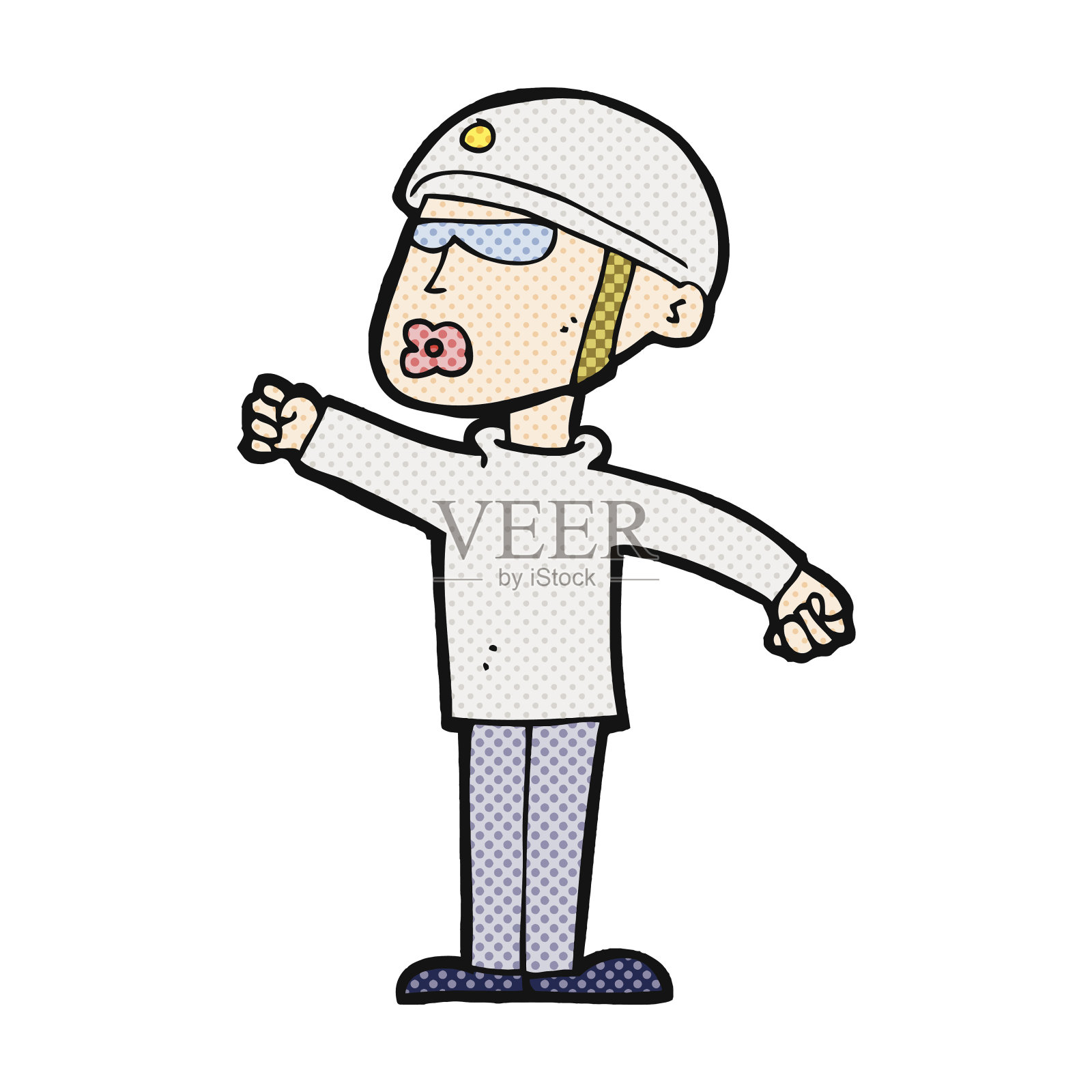 卡通保安设计元素图片