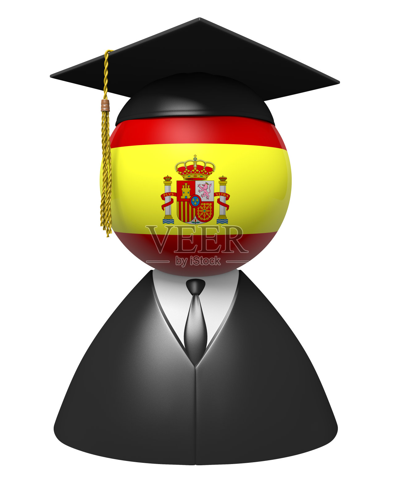 西班牙大学毕业生的办学理念和学术教育照片摄影图片