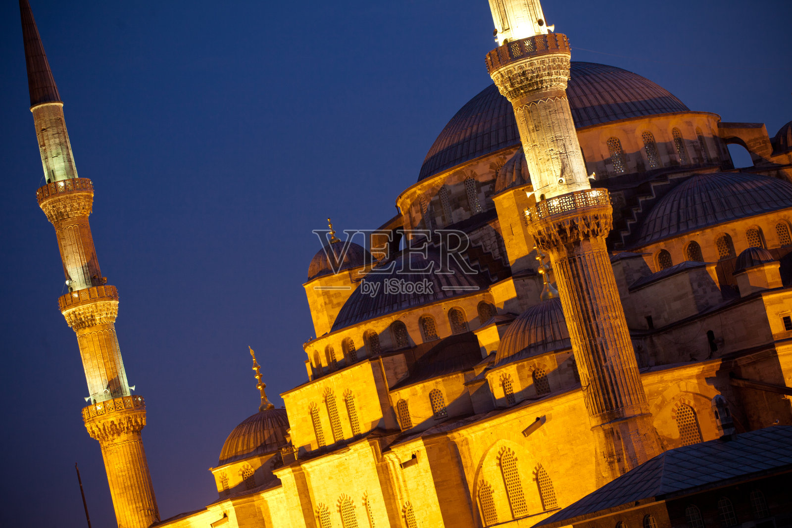 蓝色清真寺-伊斯坦布尔照片摄影图片