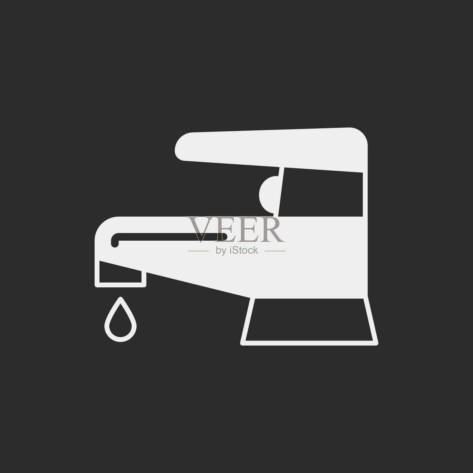 水龙头图标插画图片素材