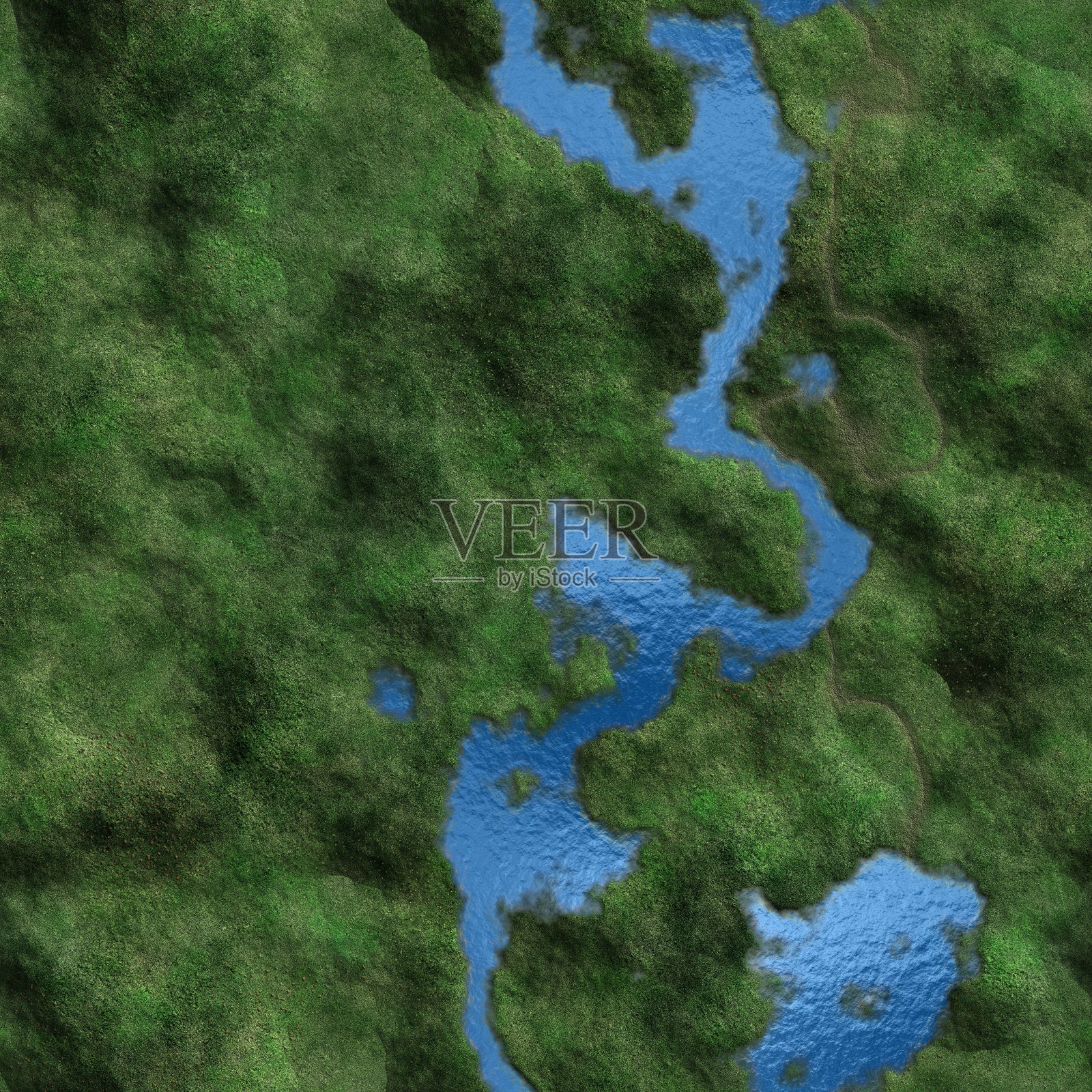 地球生成纹理。无缝模式。照片摄影图片