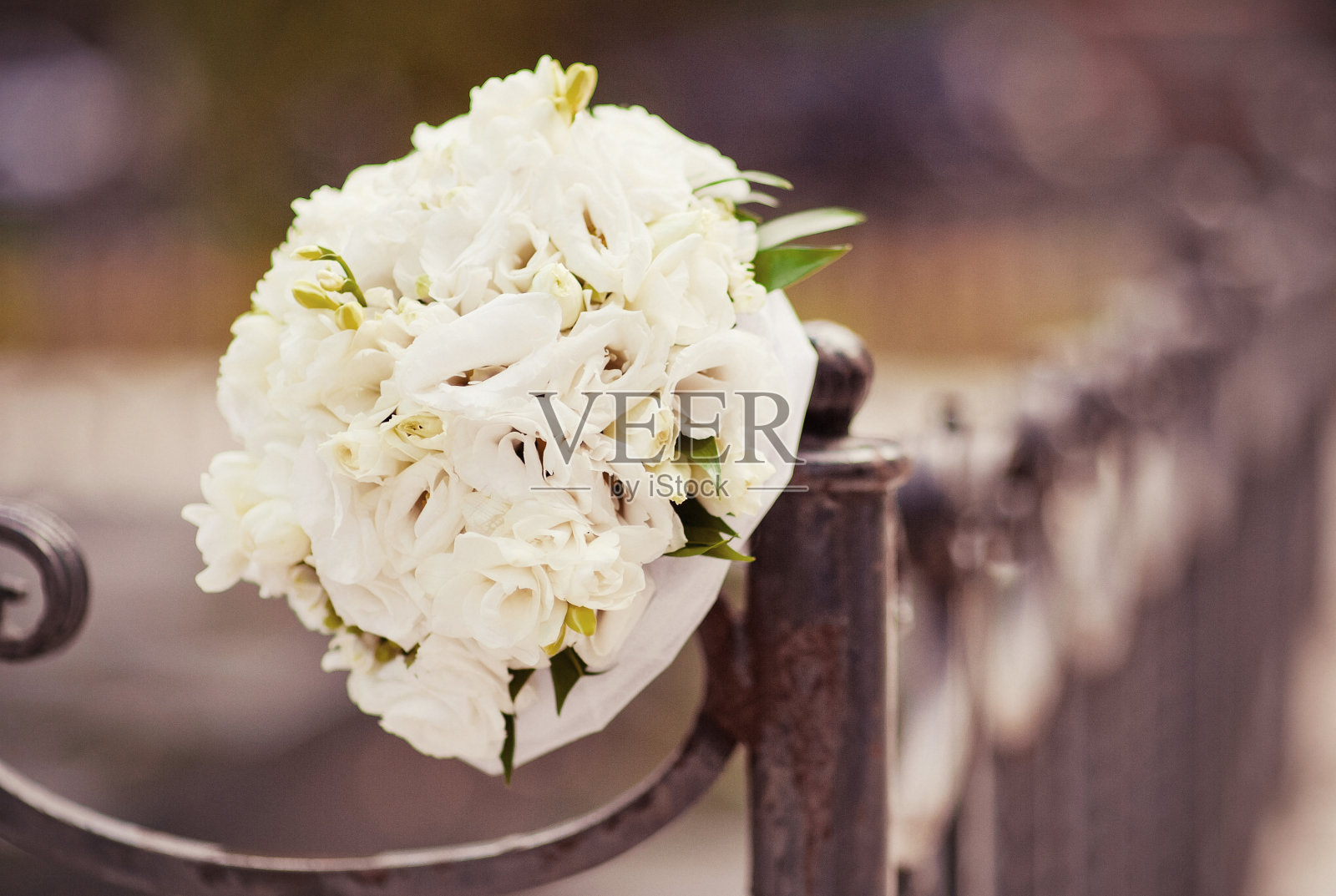 白色新娘花束照片摄影图片