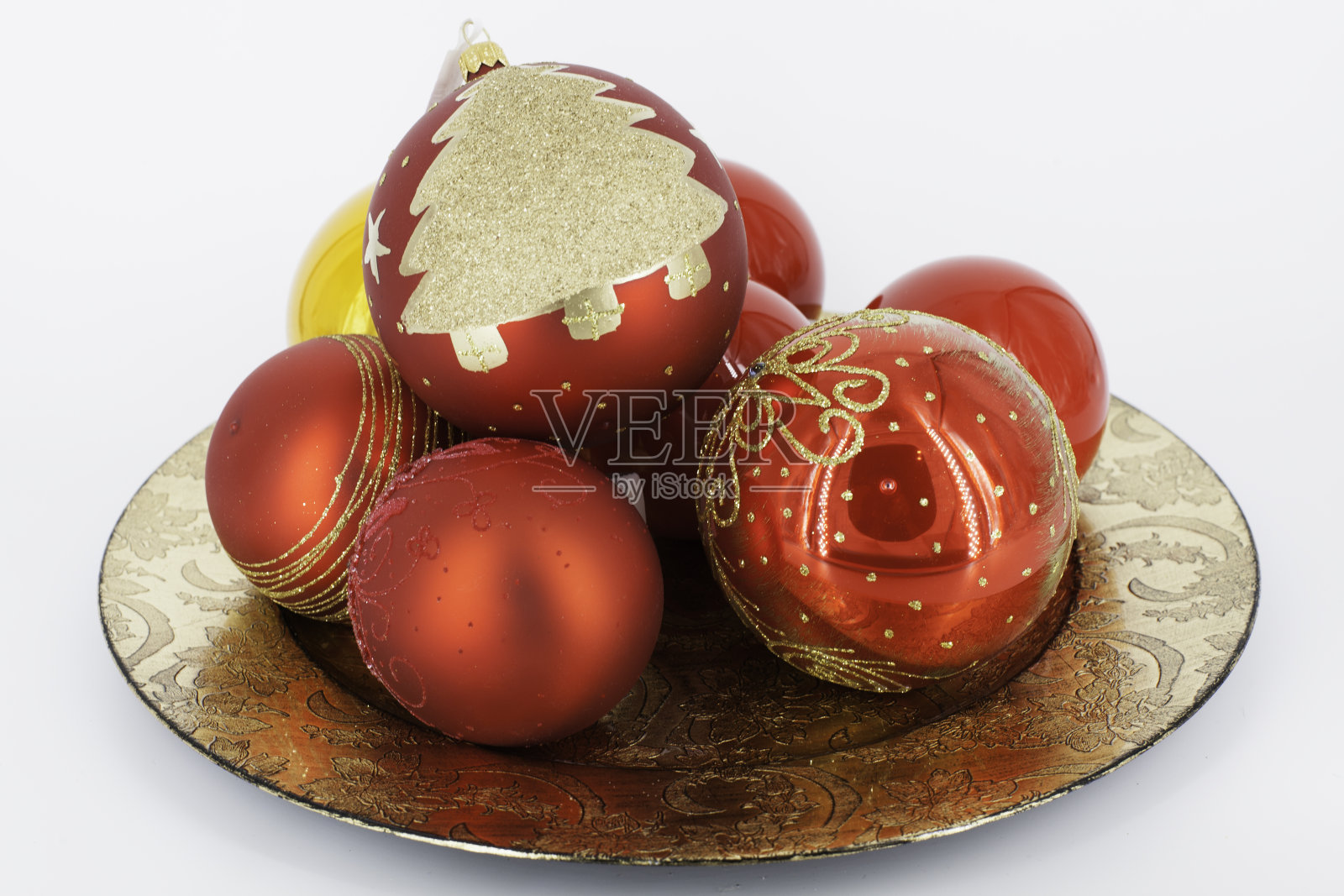 圣诞节地球仪decoraton照片摄影图片