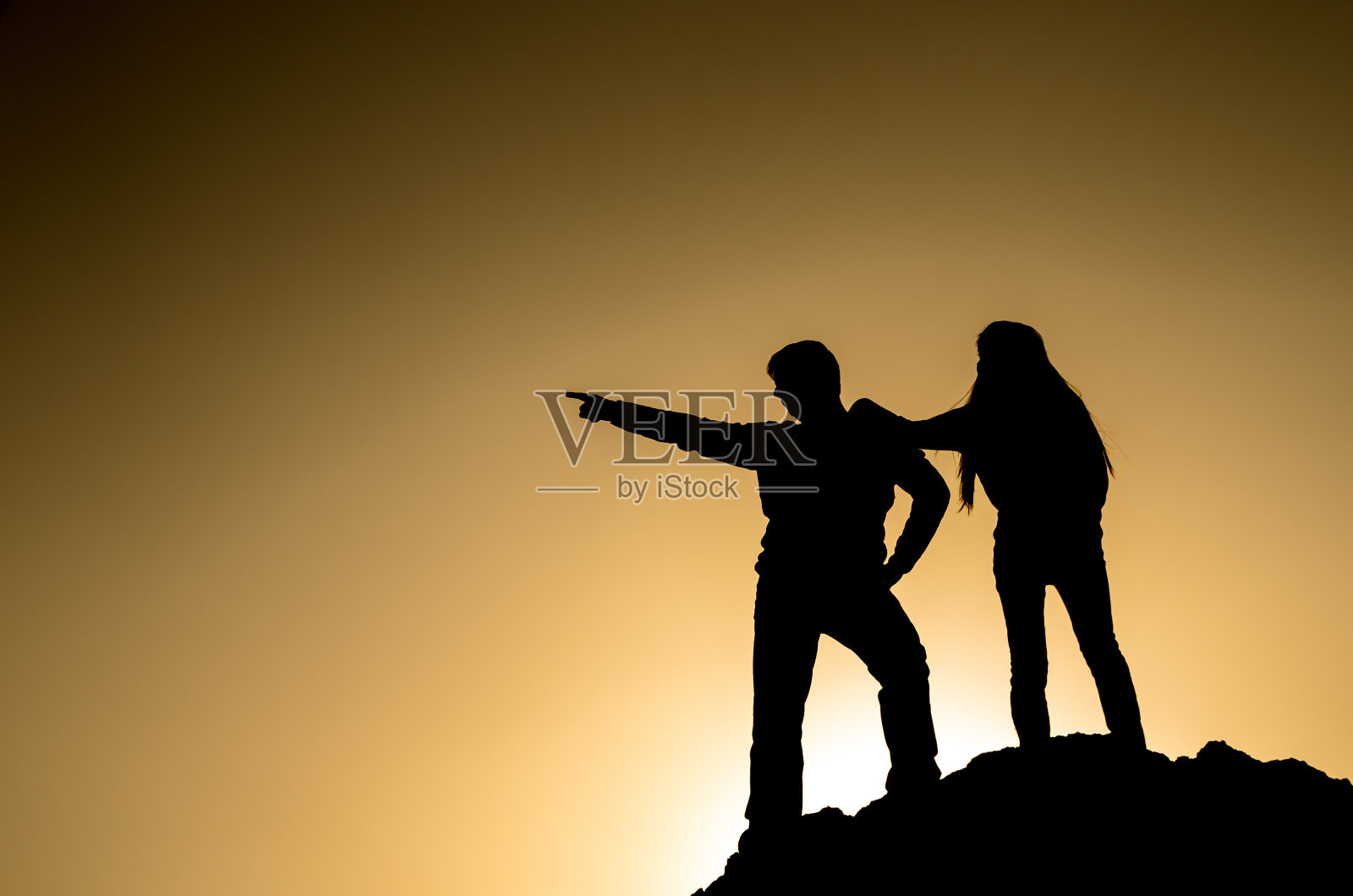 剪影豌豆照片摄影图片