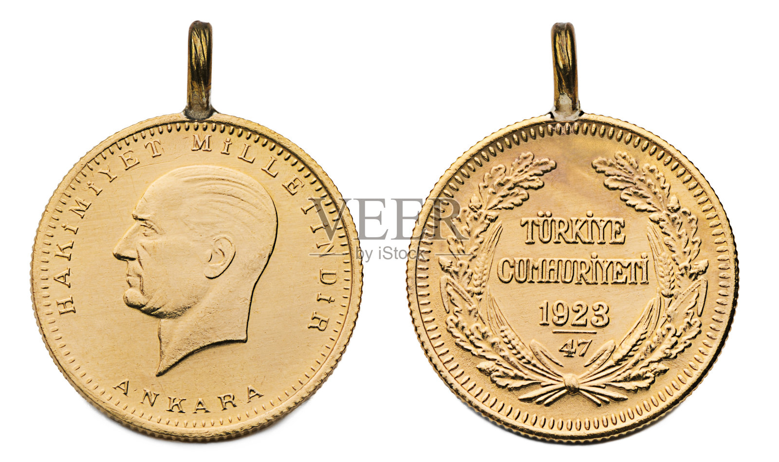 正面和背面的观点，爱塔黄金照片摄影图片