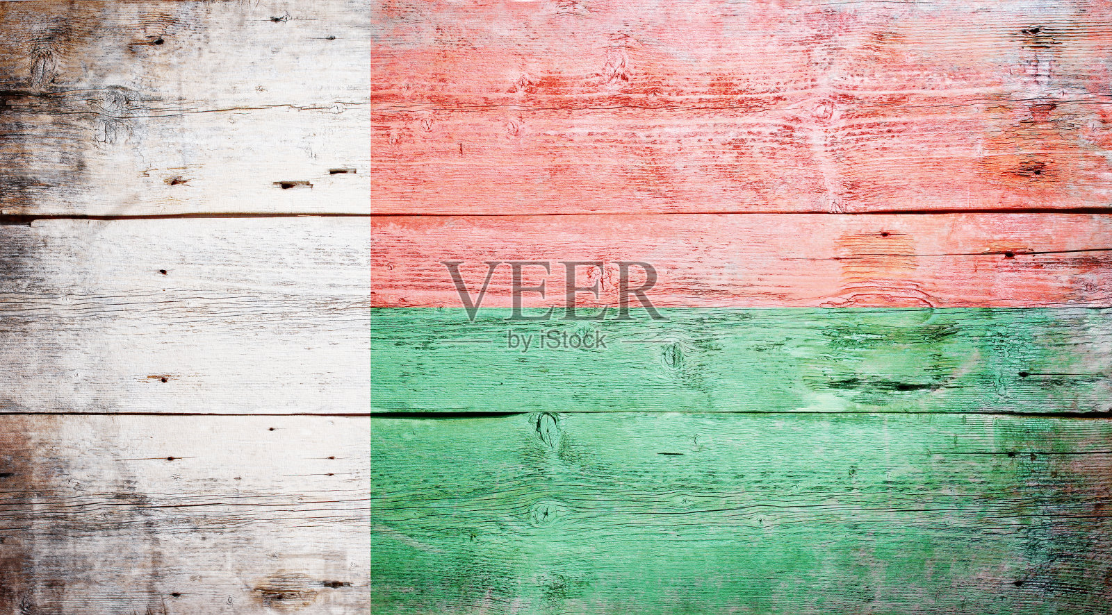 马达加斯加的旗帜照片摄影图片