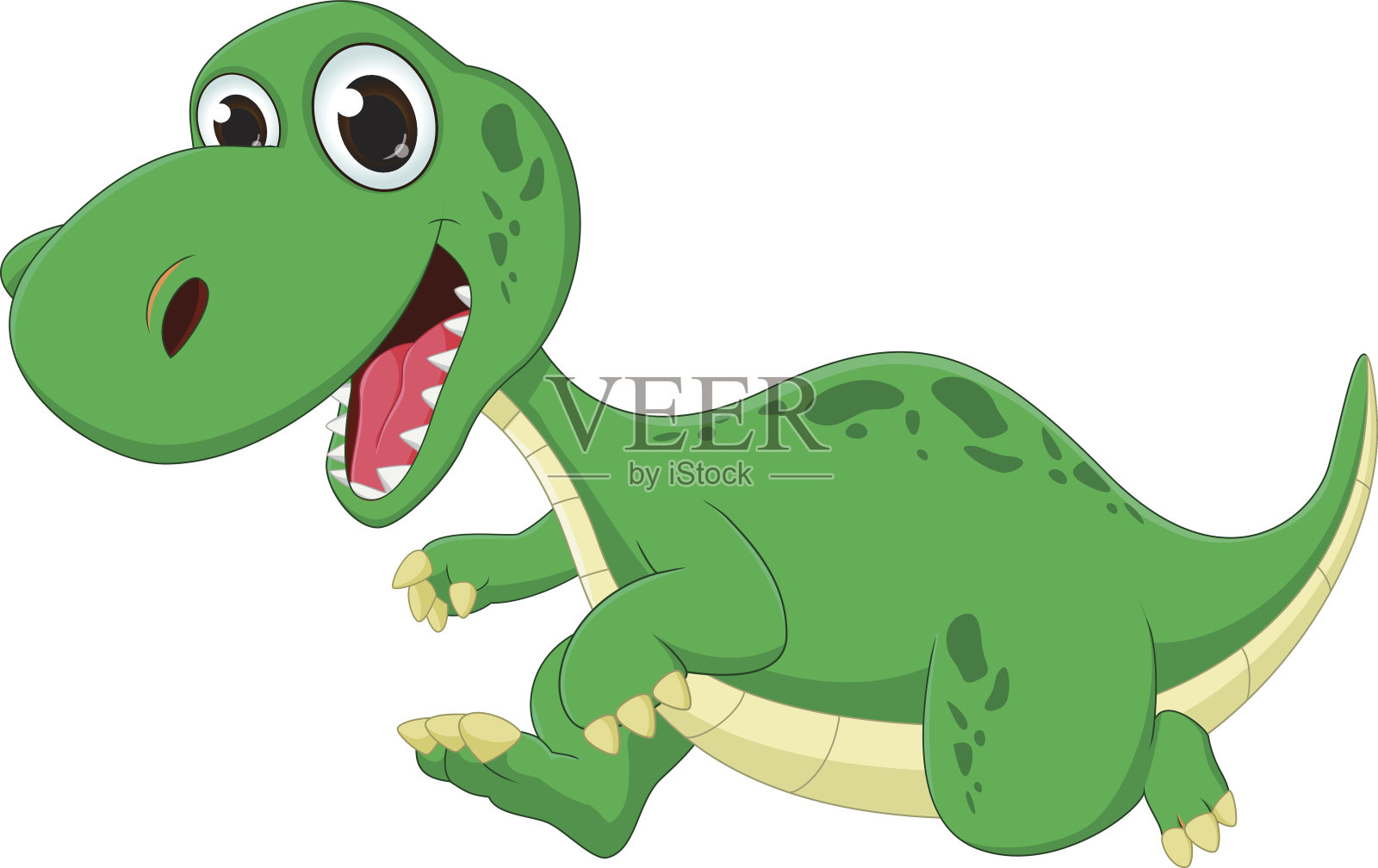 卡通可爱的恐龙设计元素图片