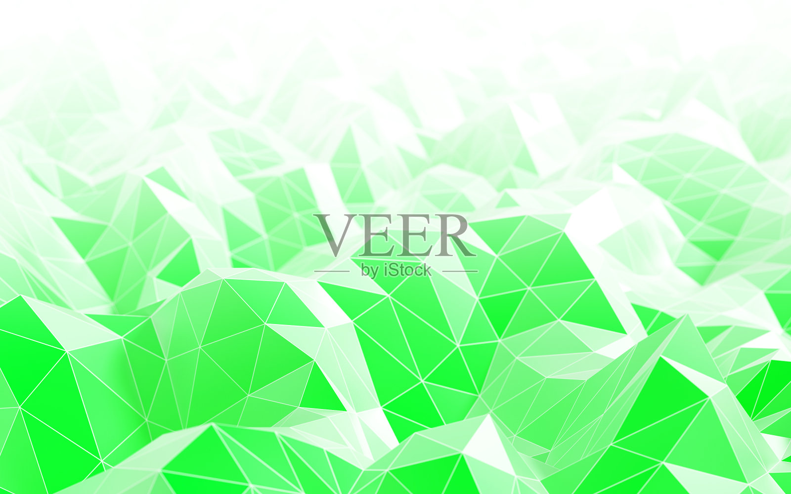 绿色有光泽的多边形背景照片摄影图片