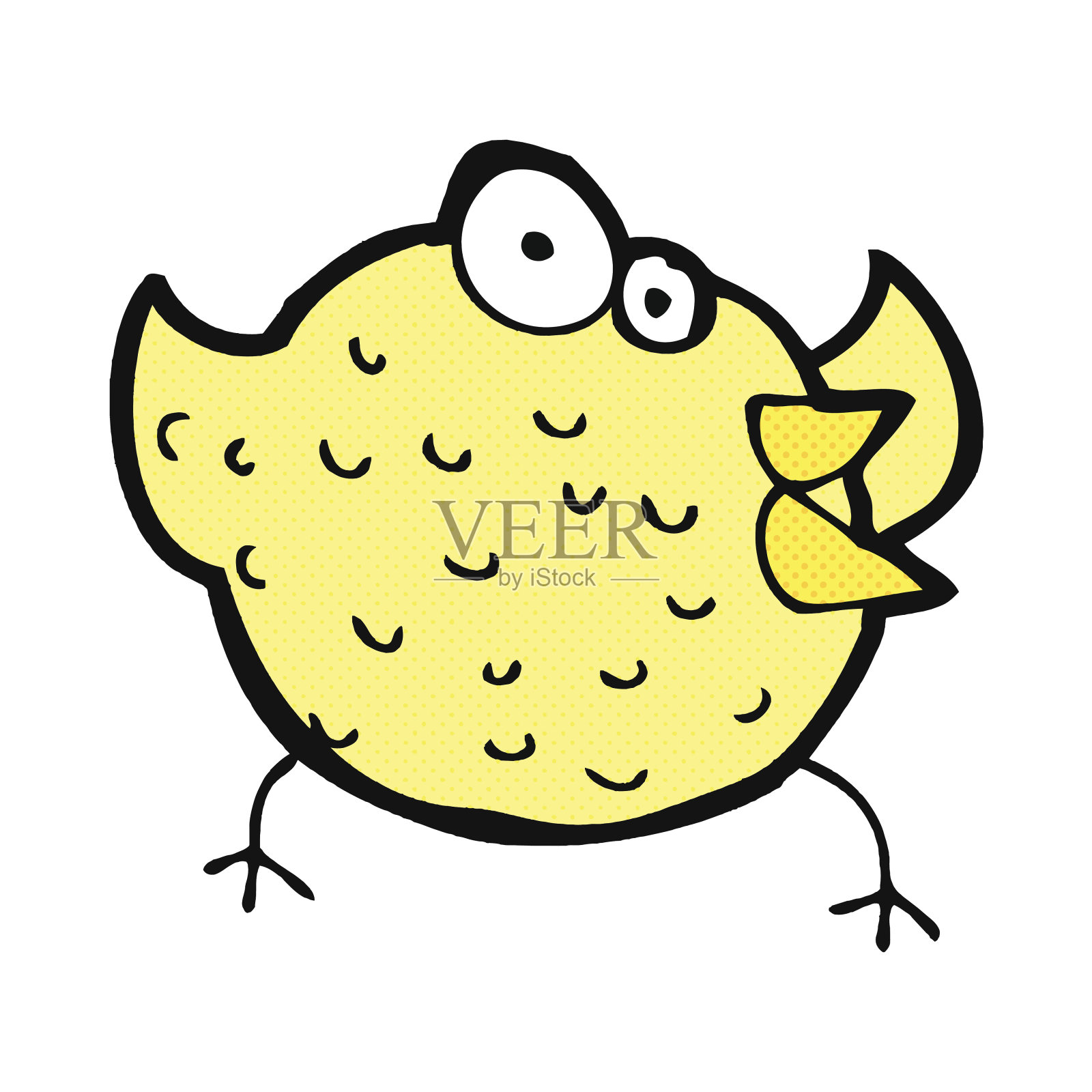 卡通快乐的小鸟插画图片素材