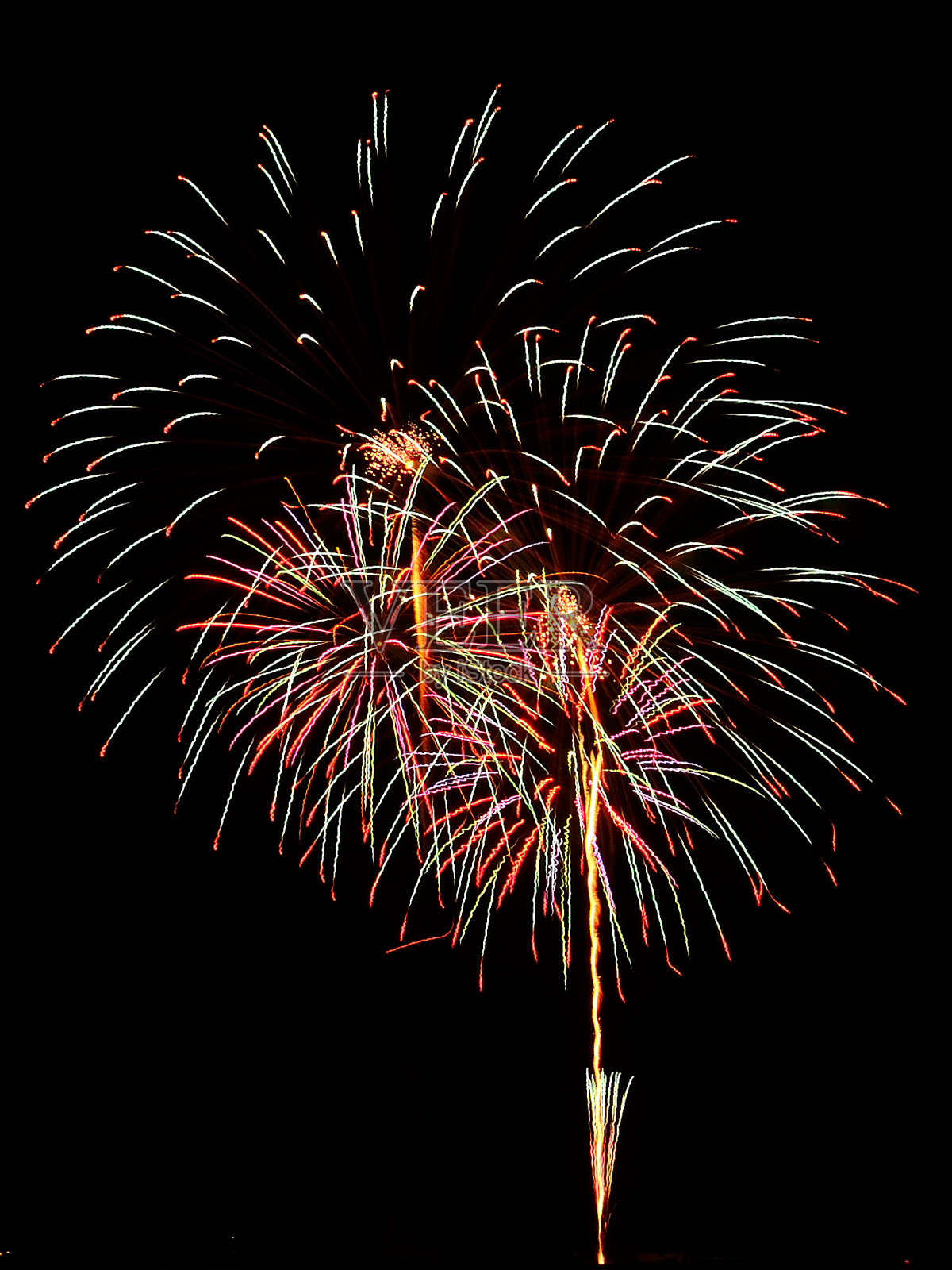 烟花照片摄影图片