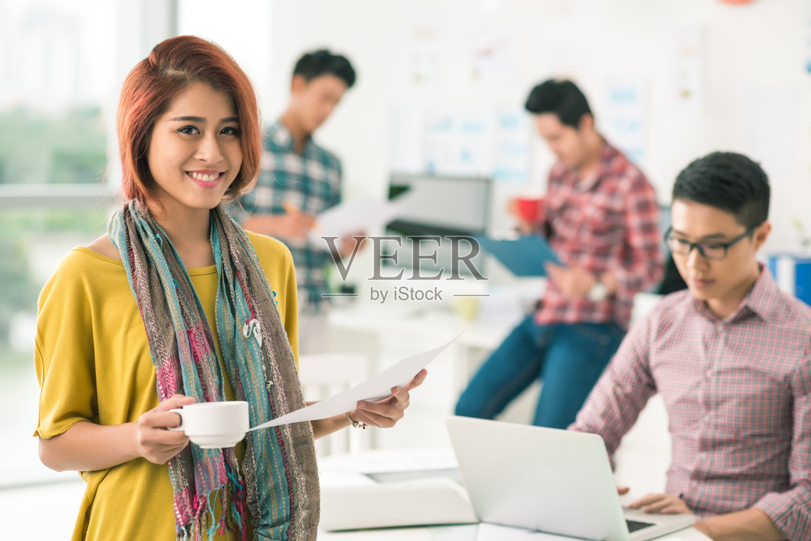 创造性的业务小姐照片摄影图片