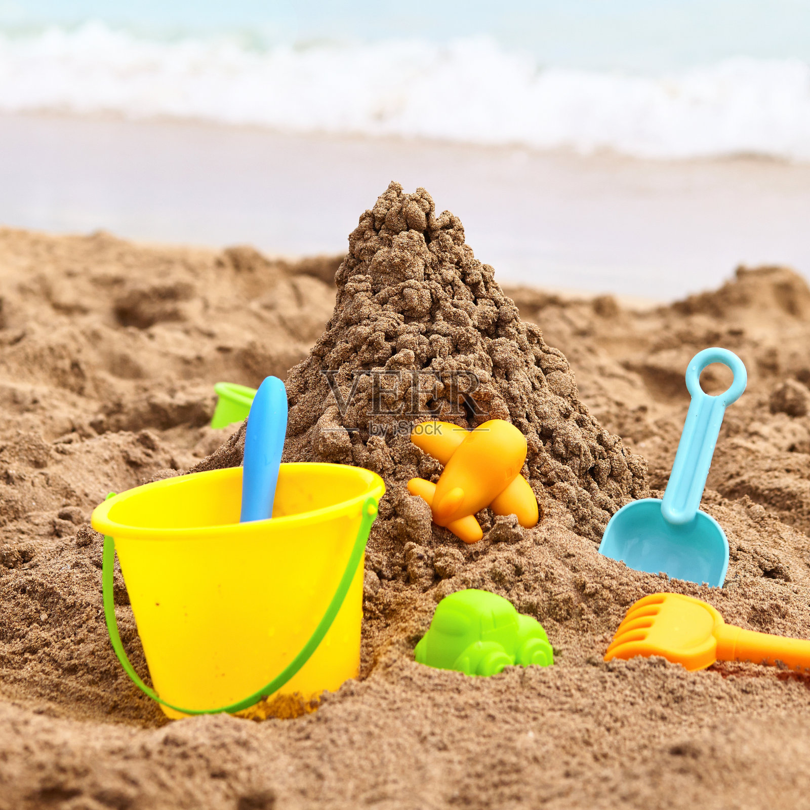 儿童沙滩玩具照片摄影图片