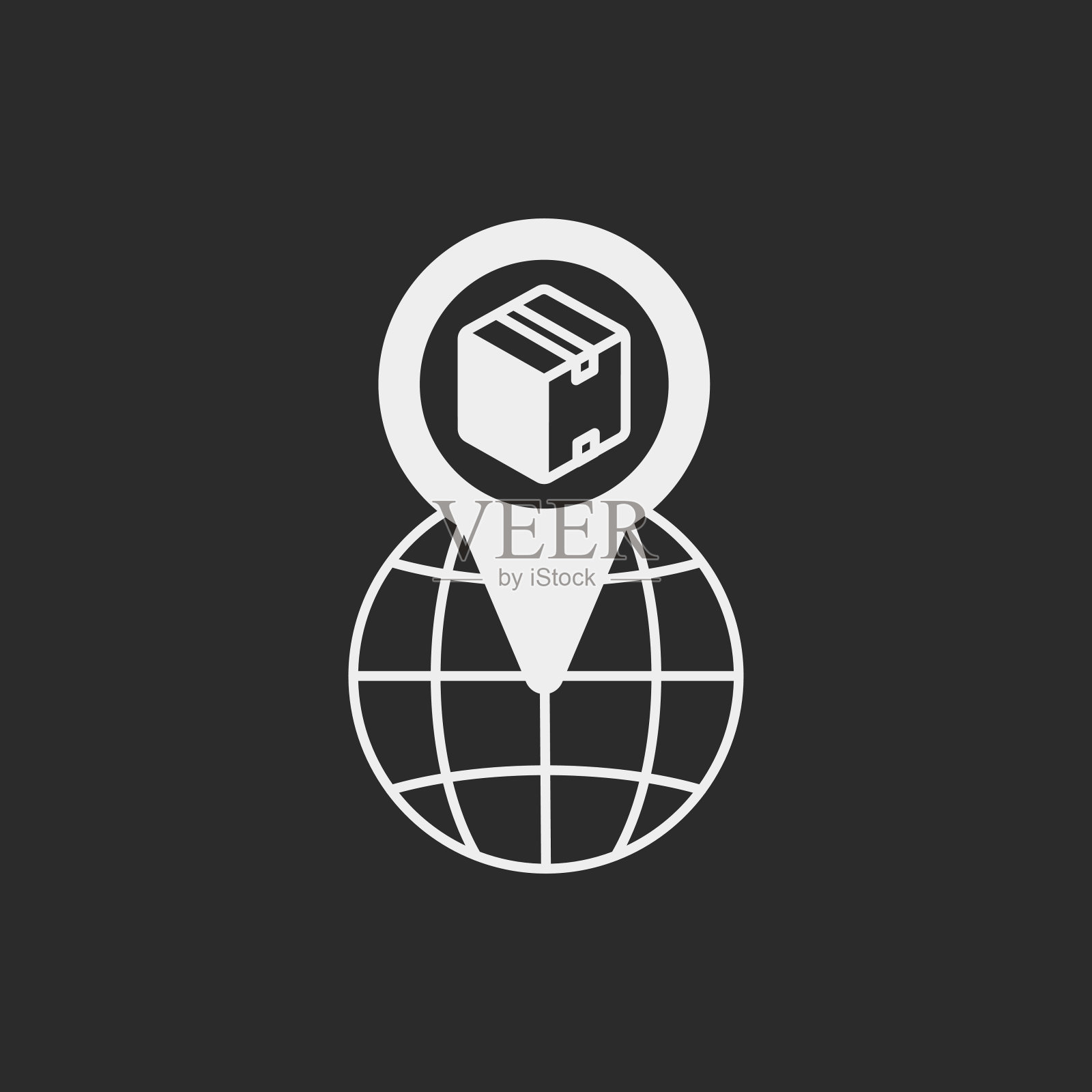 物流货运图图标插画图片素材