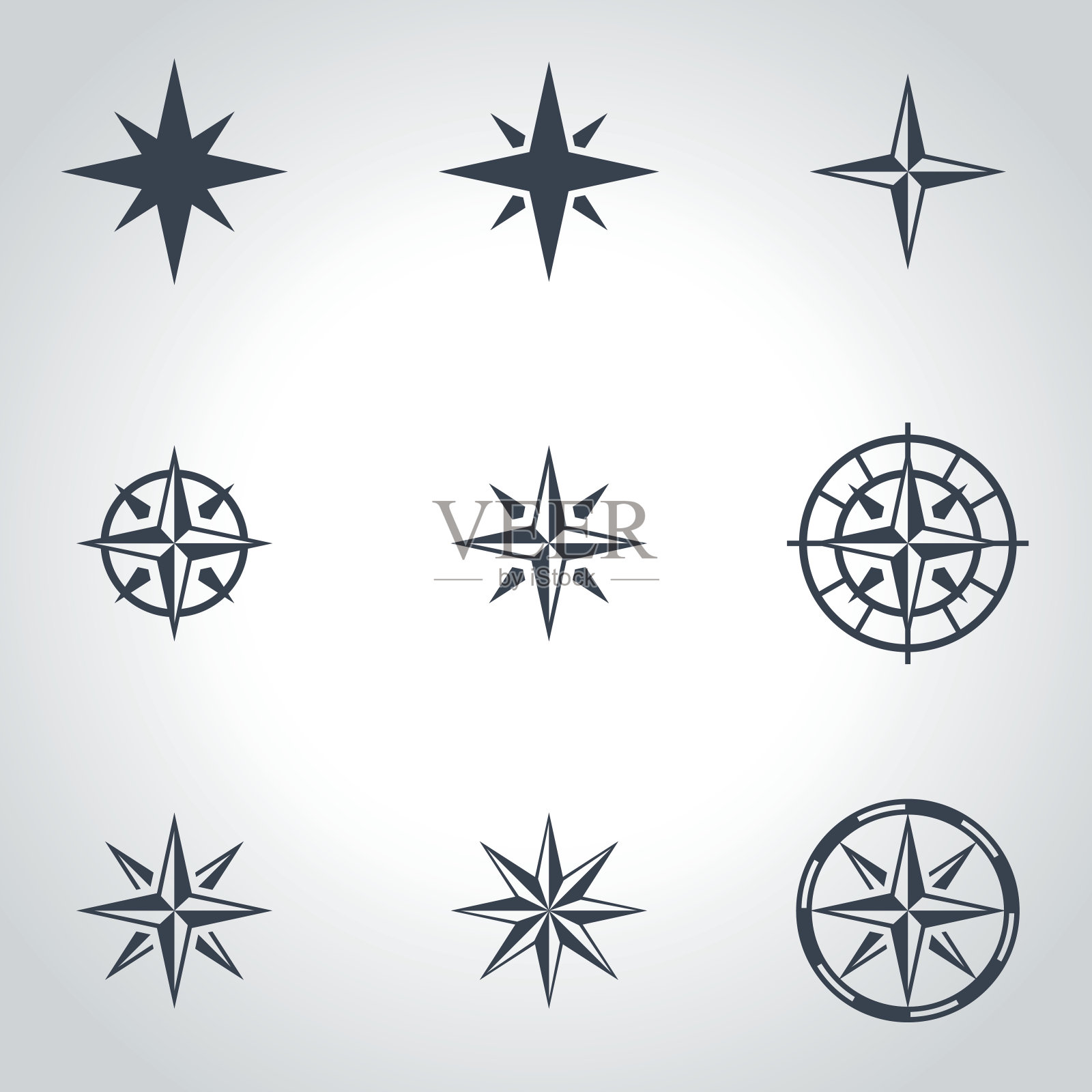 向量黑风玫瑰图标设置图标素材